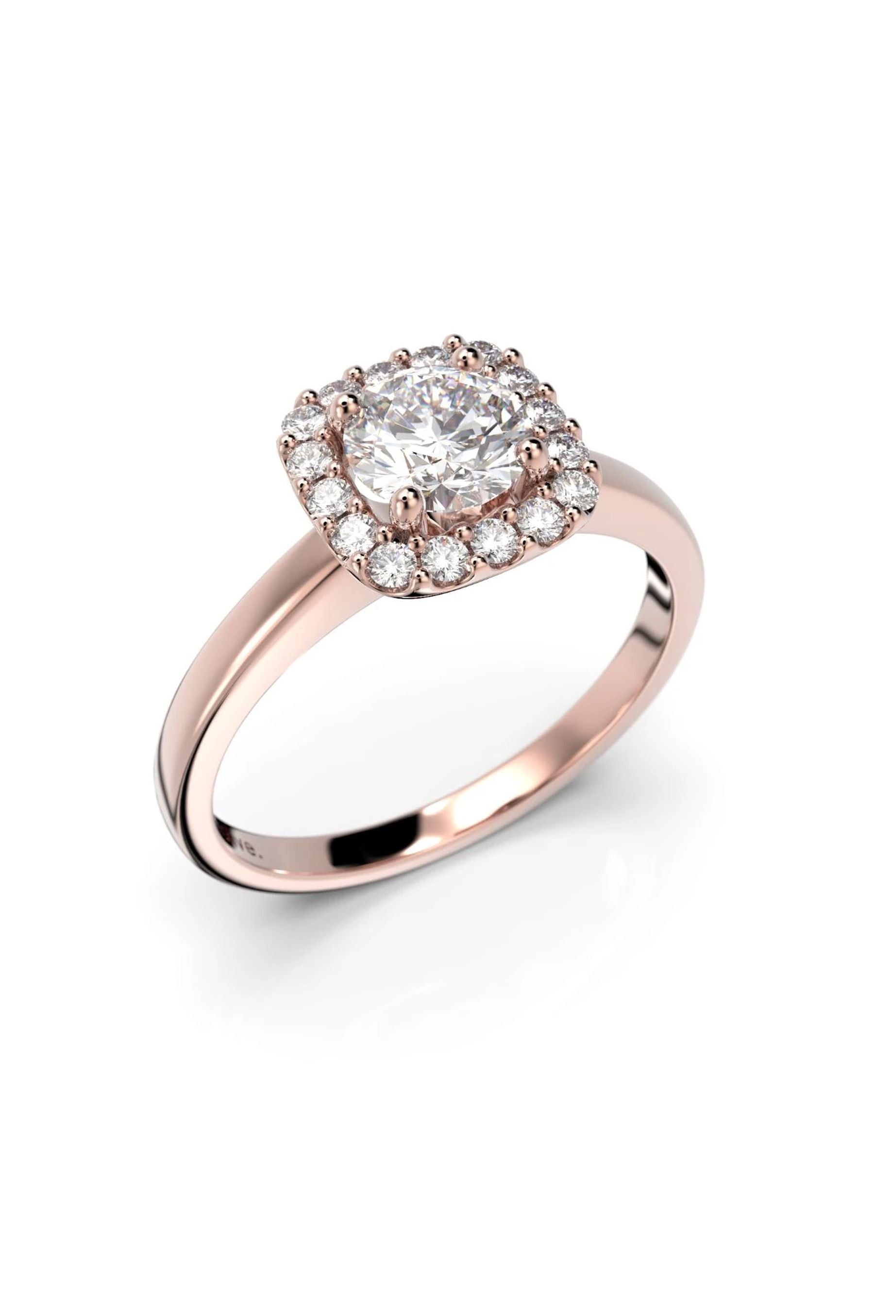 Festive Jemina Halo 0,50ct + 16x0,01ct 15,5