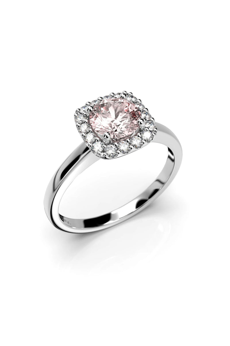 Festive Joanna Halo Morganiitti + 16x0,01ct 636-086M-VK tuotekuva