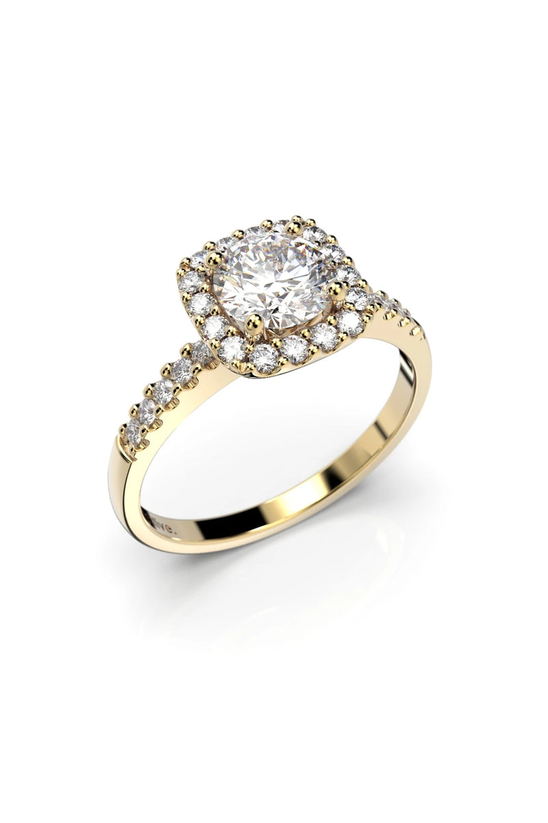 Festive Joanna Halo Sivukivillä 0,70ct + 26x0,01ct 637-096-KK tuotekuva