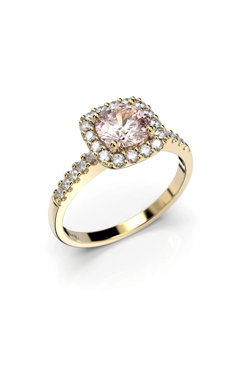 Festive Joanna Halo Sivukivillä Morganiitti + 26x0,01ct 637-096M-KK tuotekuva