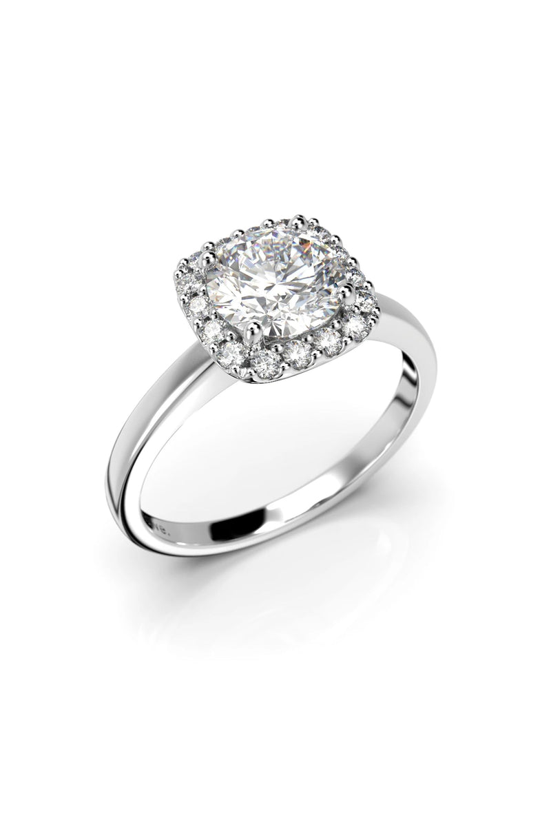 Festive Jennifer Halo 1,00ct + 16x0,01ct 638-116-VK tuotekuva