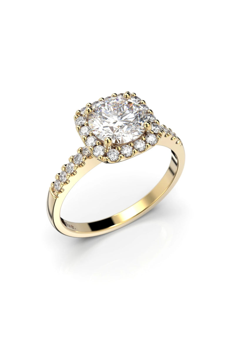Festive Jennifer Halo Sivukivillä 1,00ct + 26x0,01ct 639-126-KK tuotekuva