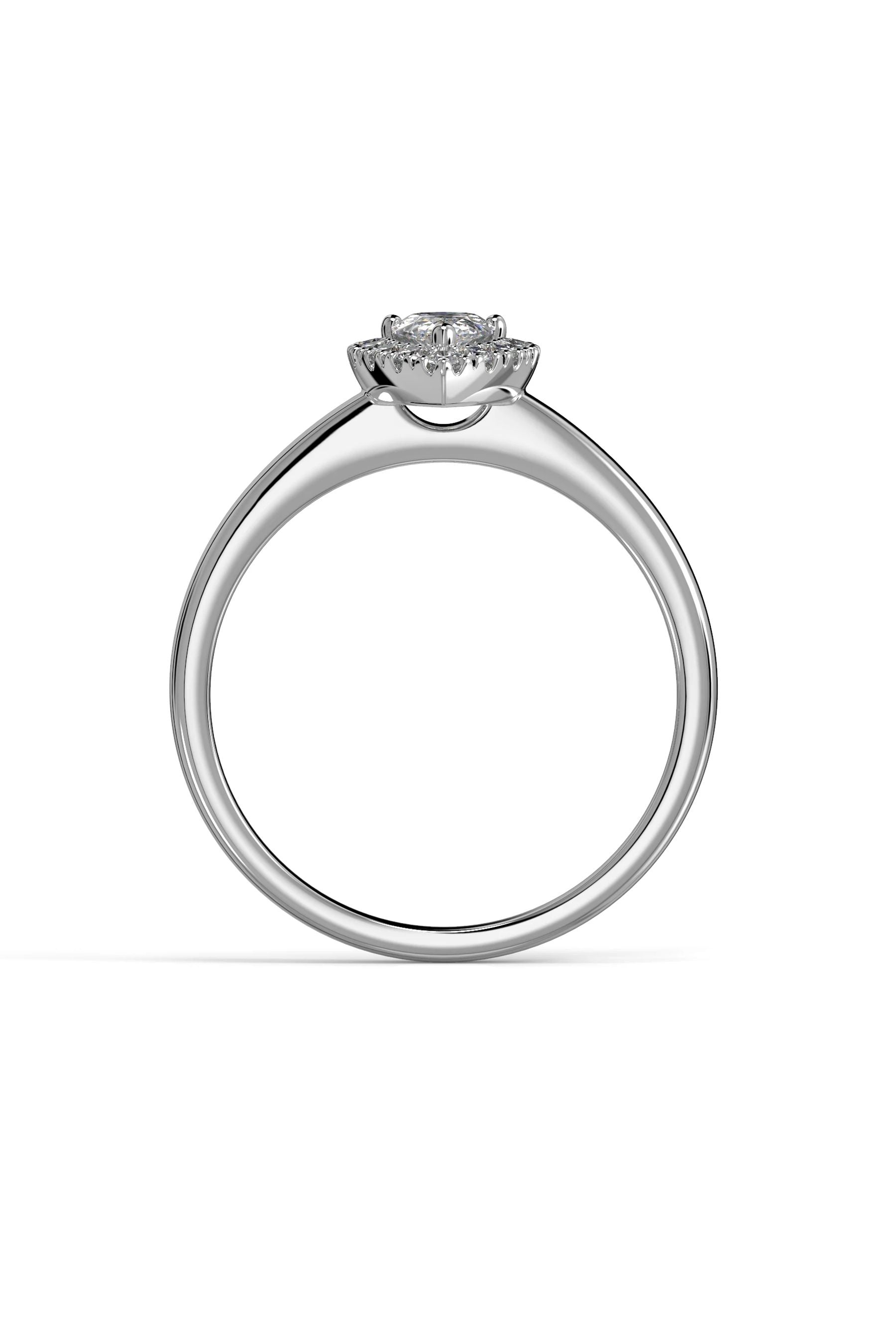 Festive Penelope Halo 0,30ct + 13x0,01ct 15,5