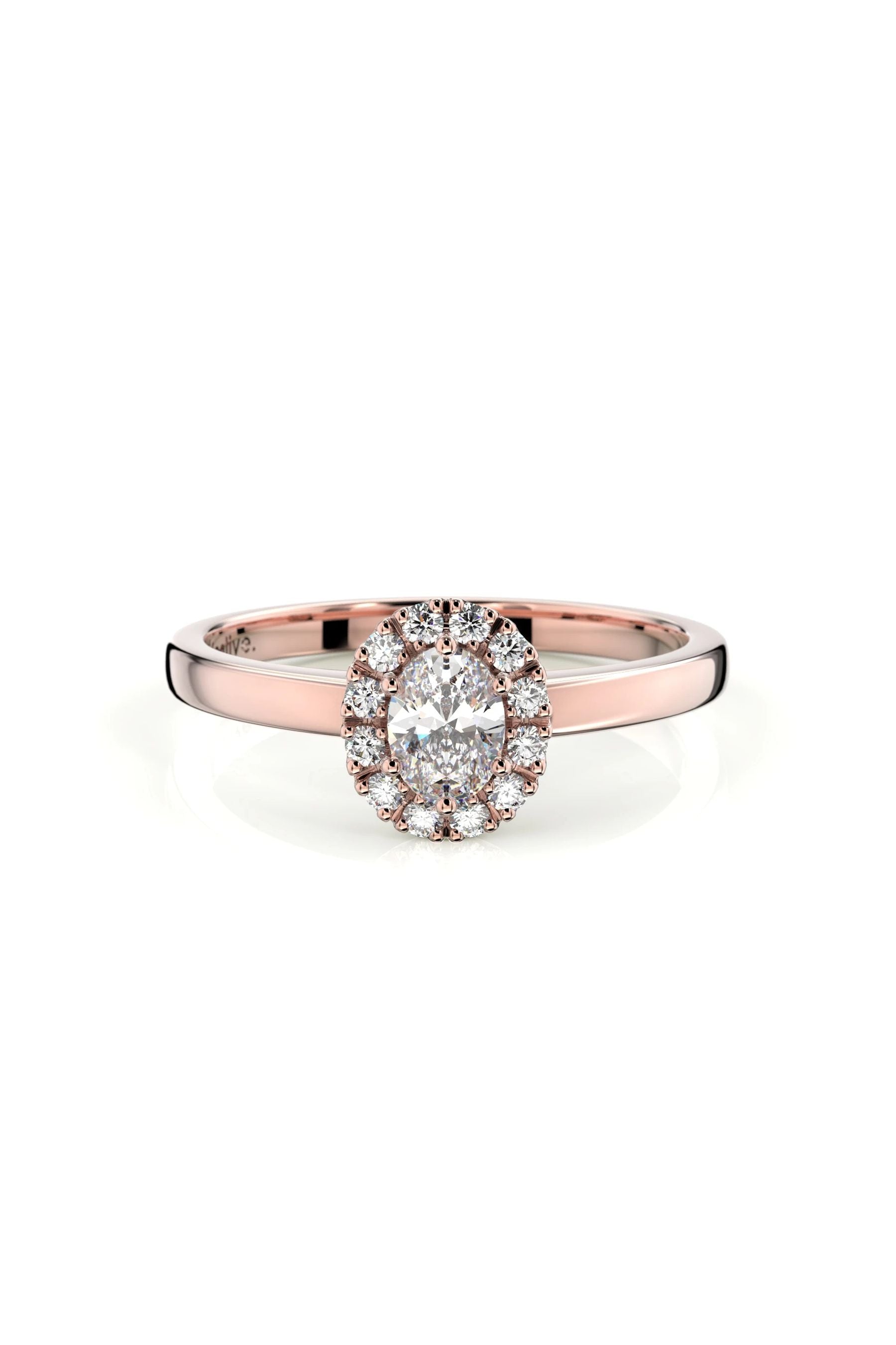 Festive Veronica Halo 0,30ct + 12x0,01ct 15,5