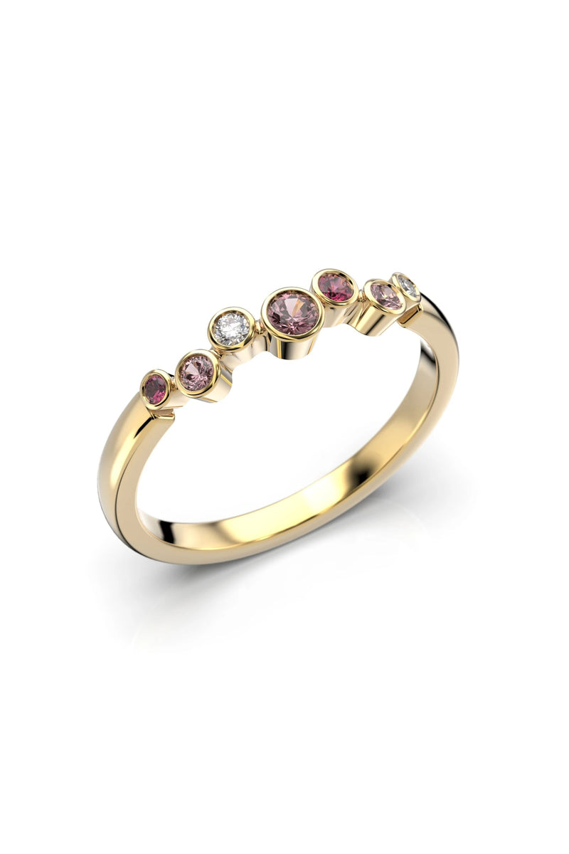 Festive Drop Pink 0,02ct + 0,01ct + Pinkki Safiiri + Rubiini 644-015P-KK tuotekuva