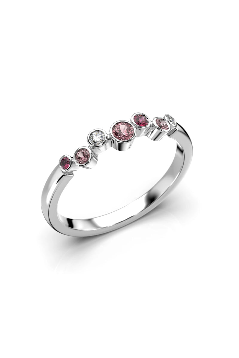 Festive Drop Pink 0,02ct + 0,01ct + Pinkki Safiiri + Rubiini 644-015P-VK tuotekuva