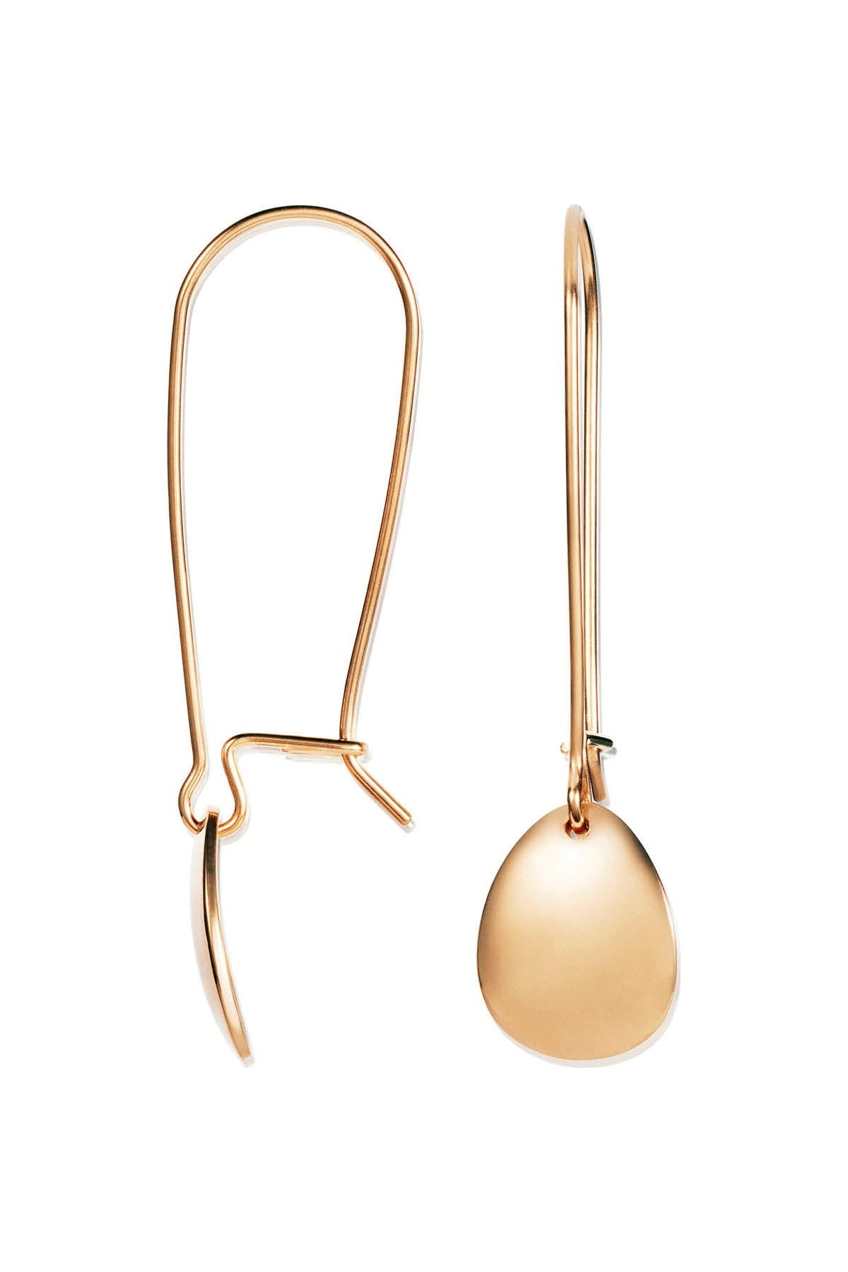Efva Attling Mini Rose Petal Earrings kultaiset korvakorut