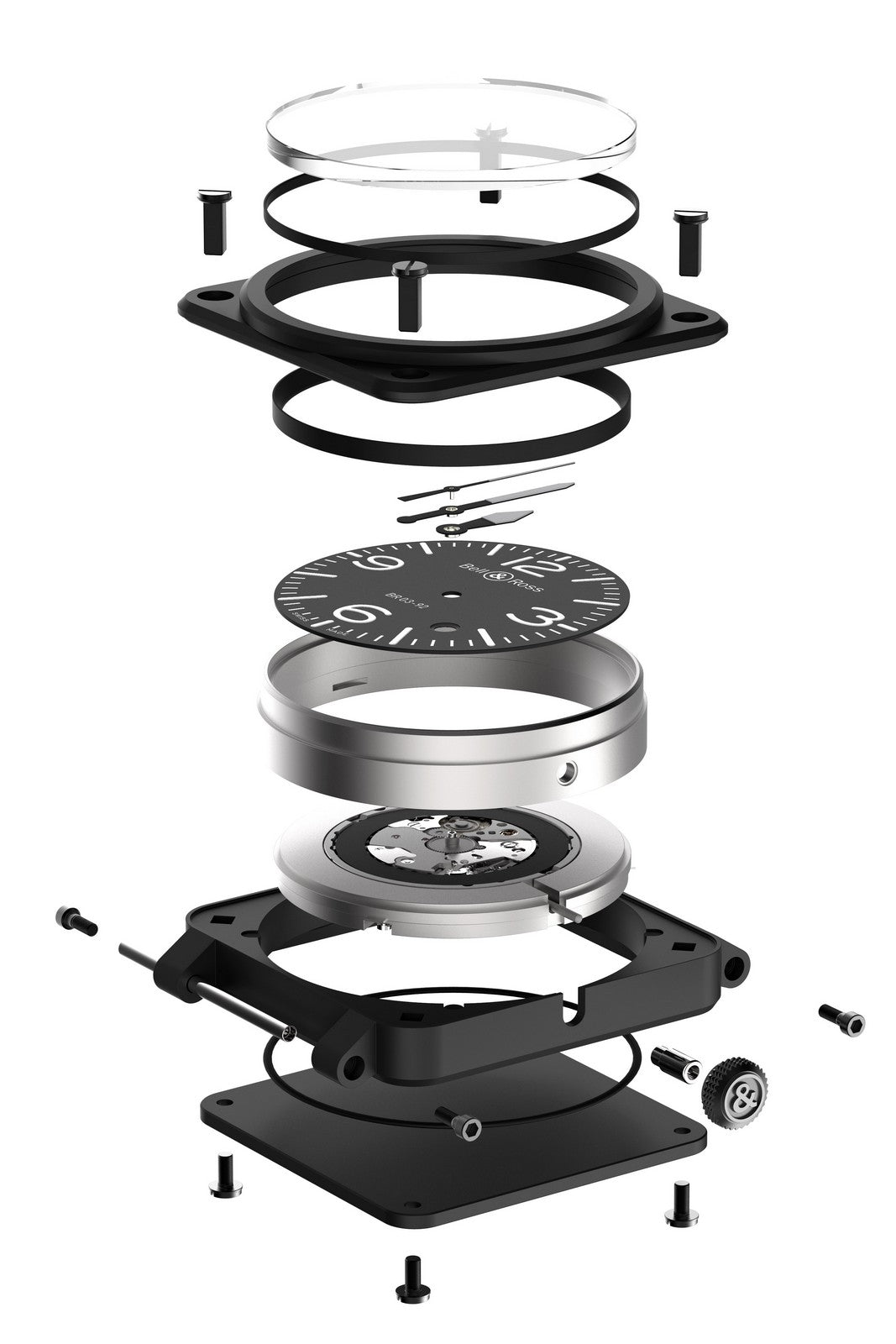 Bell & Ross BR 03-92 Black Matte rannekello Default Title