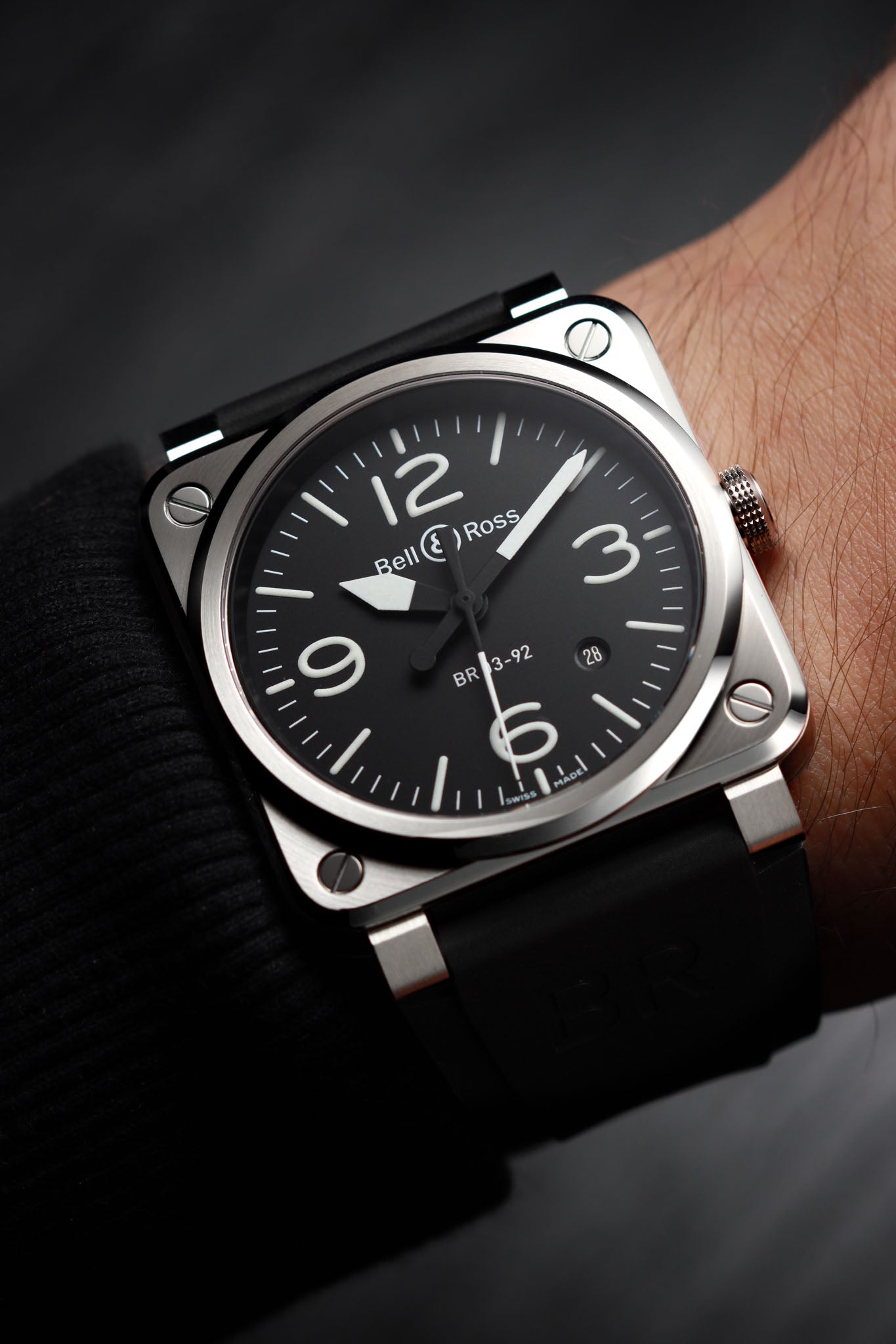 Bell & Ross BR 03-92 Steel rannekello Default Title