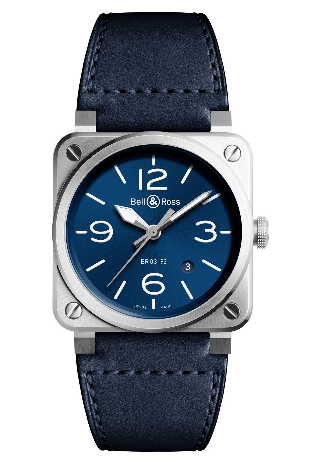 Bell & Ross BR 03-92 Blue Steel rannekello Default Title