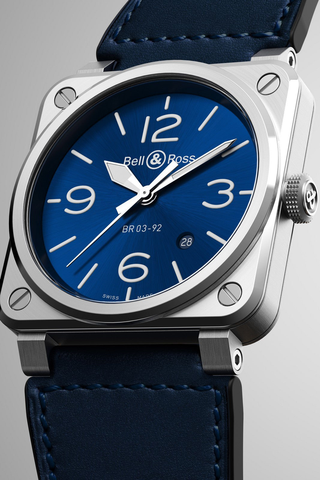 Bell & Ross BR 03-92 Blue Steel rannekello Default Title