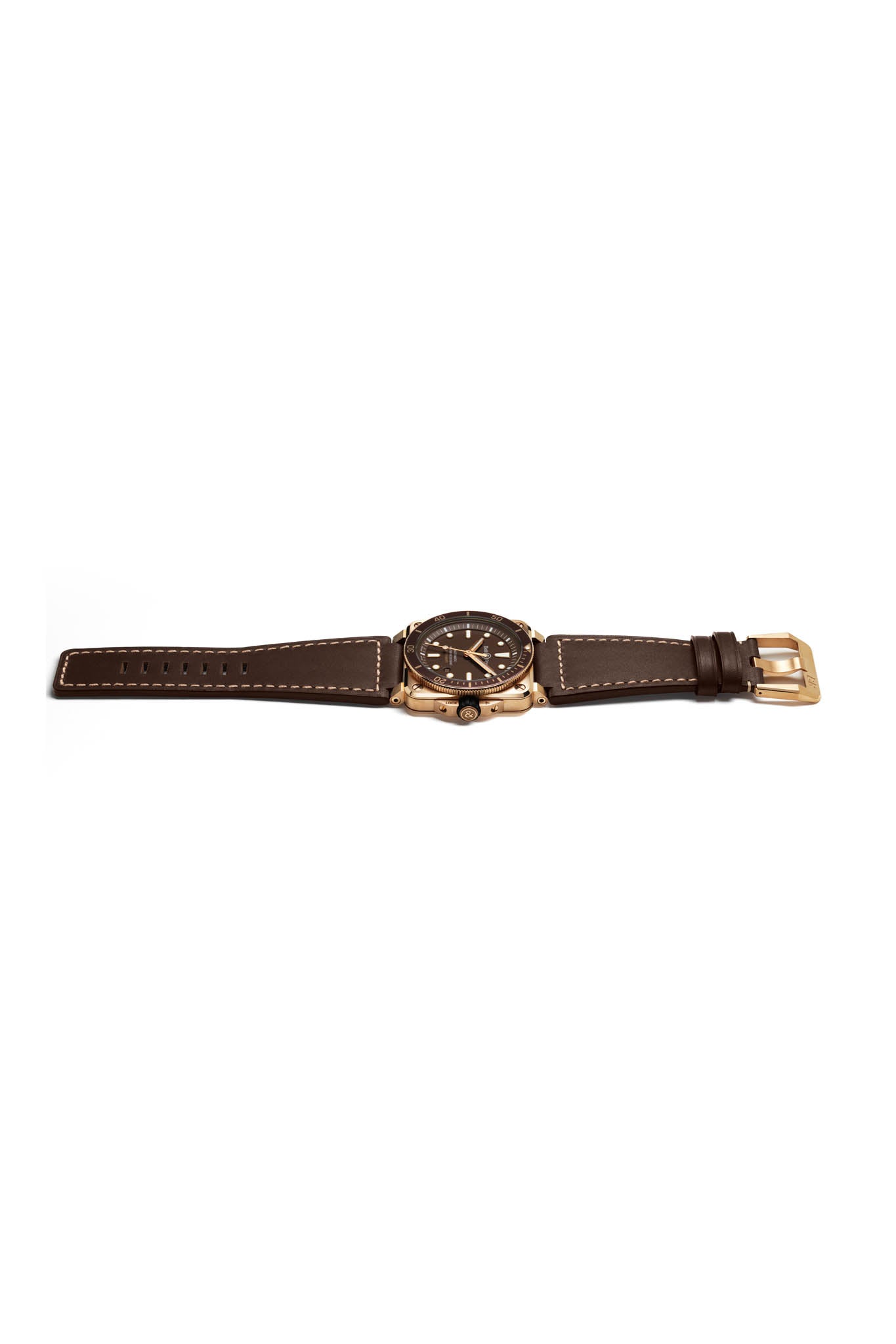 Bell & Ross BR 03-92 Diver Brown Bronze rannekello Default Title