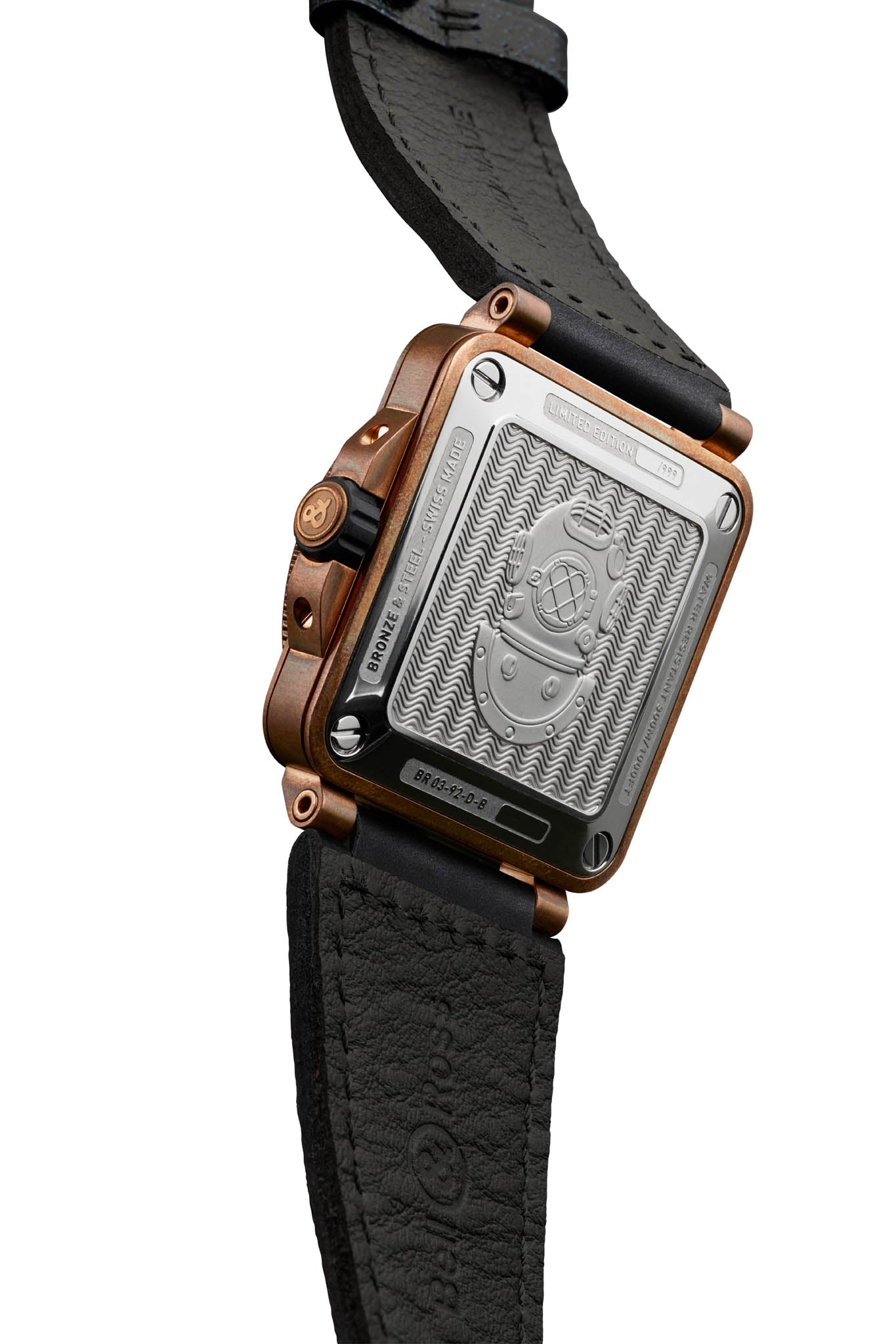 Bell & Ross BR 03-92 Diver Brown Bronze rannekello Default Title