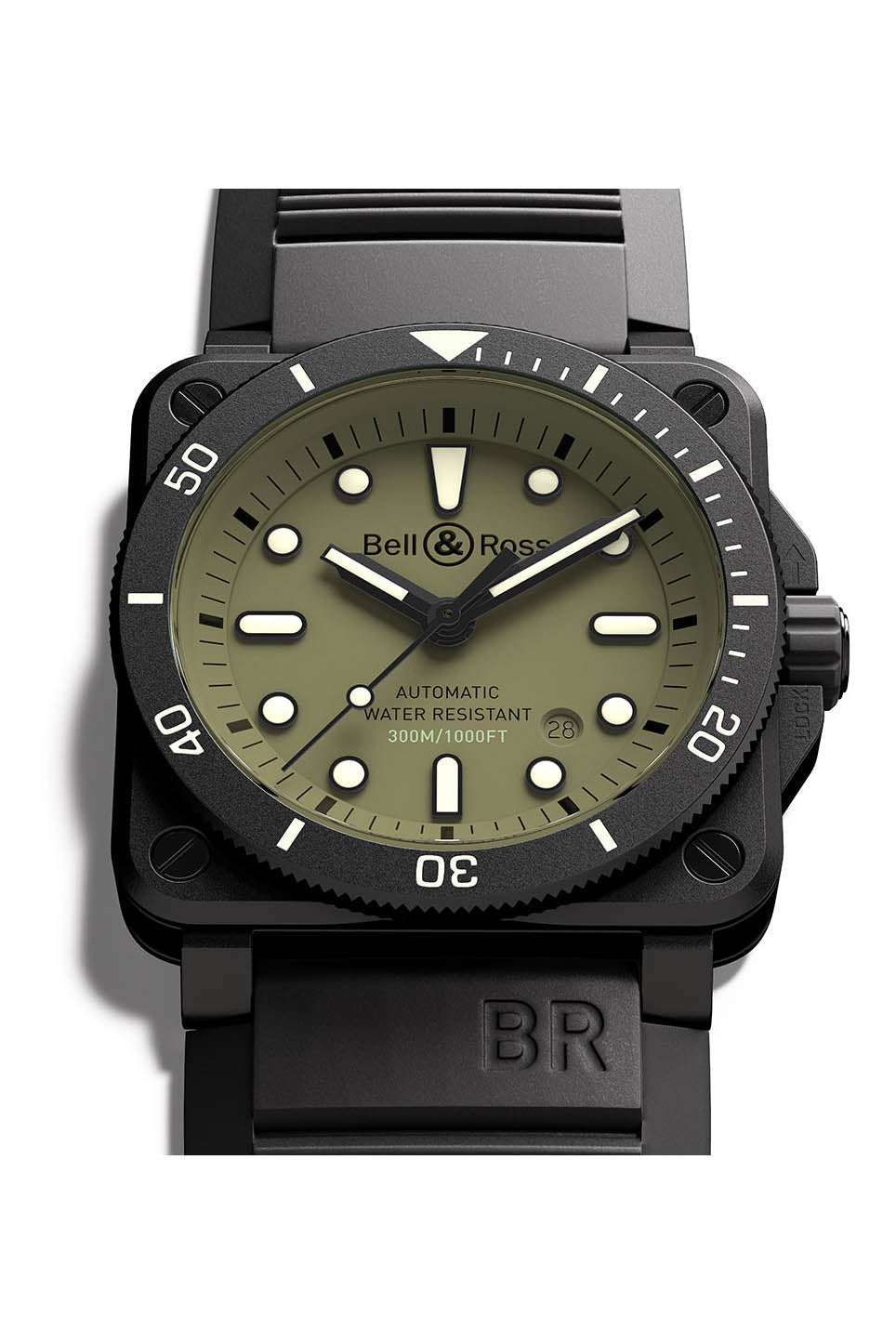 Bell & Ross BR 03-92 Diver Military rannekello Default Title