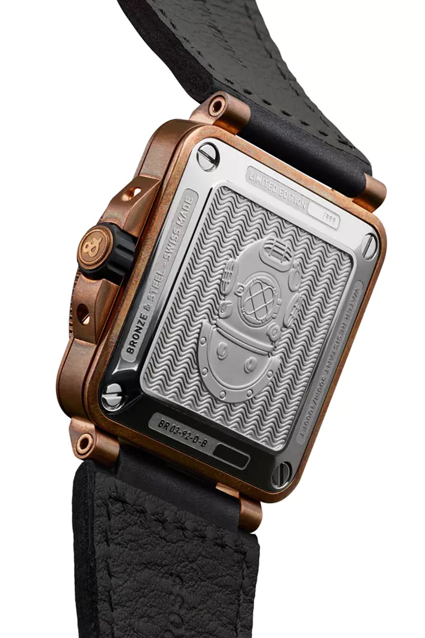 Bell & Ross BR 03-92 Diver White Bronze rannekello Default Title