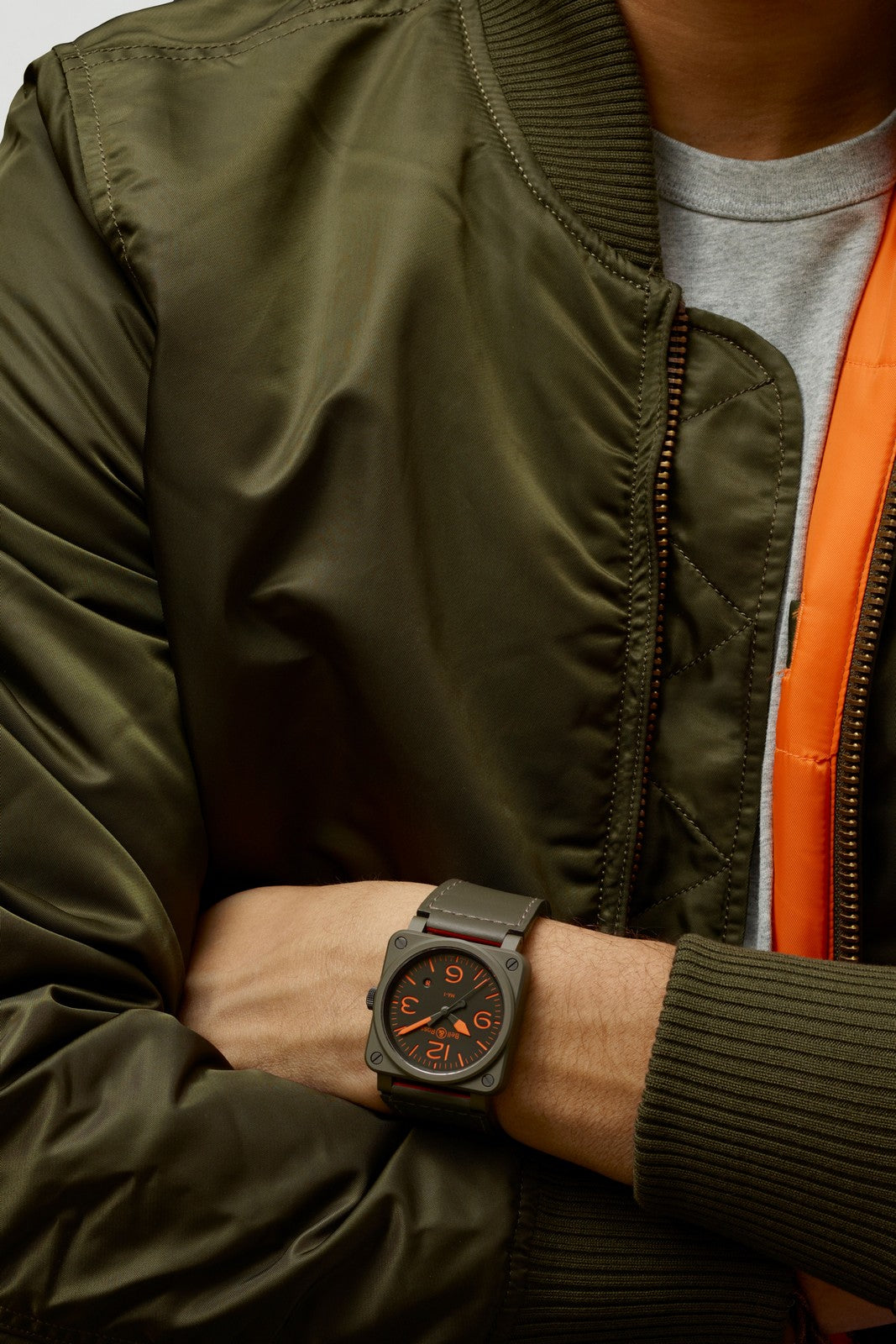 Bell & Ross BR 03-92 MA-1 rannekello Default Title