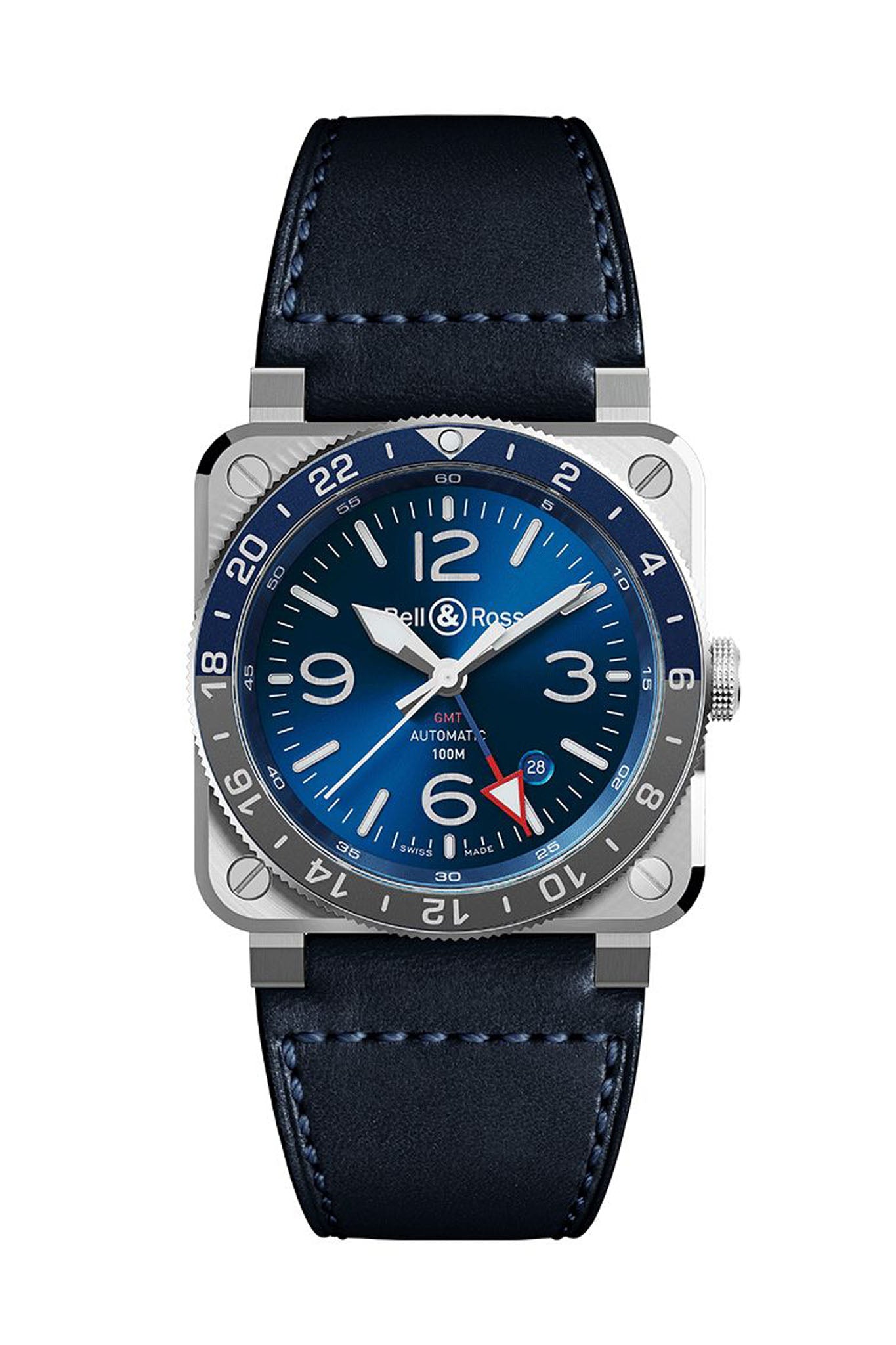 Bell & Ross BR 03-92 GMT Blue rannekello Default Title
