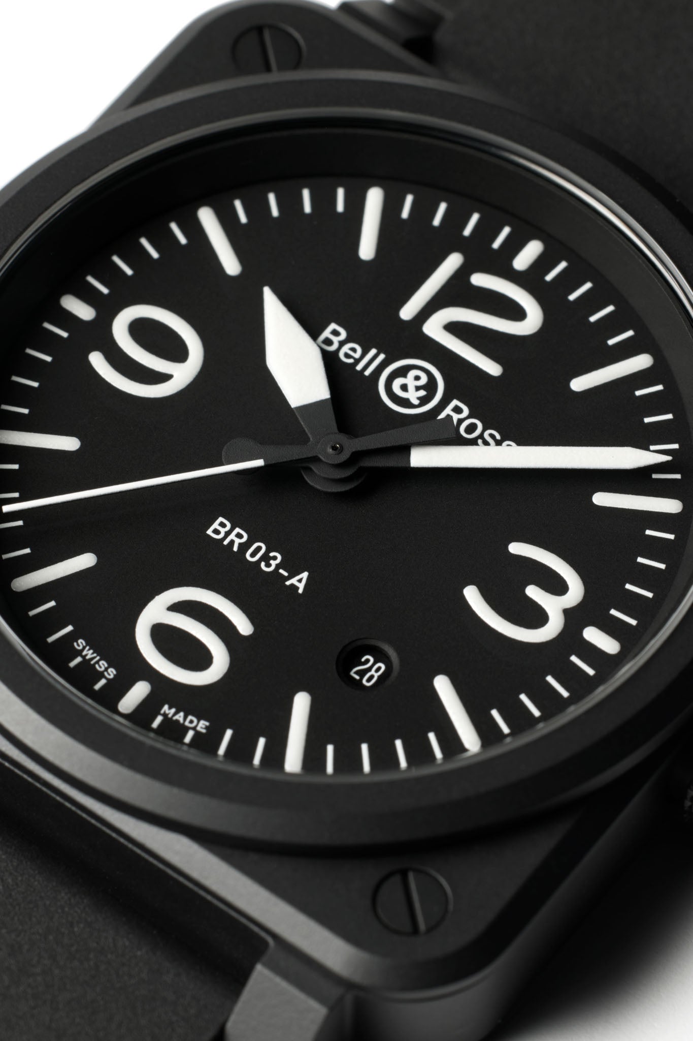Bell & Ross BR 03-A Black Matte rannekello