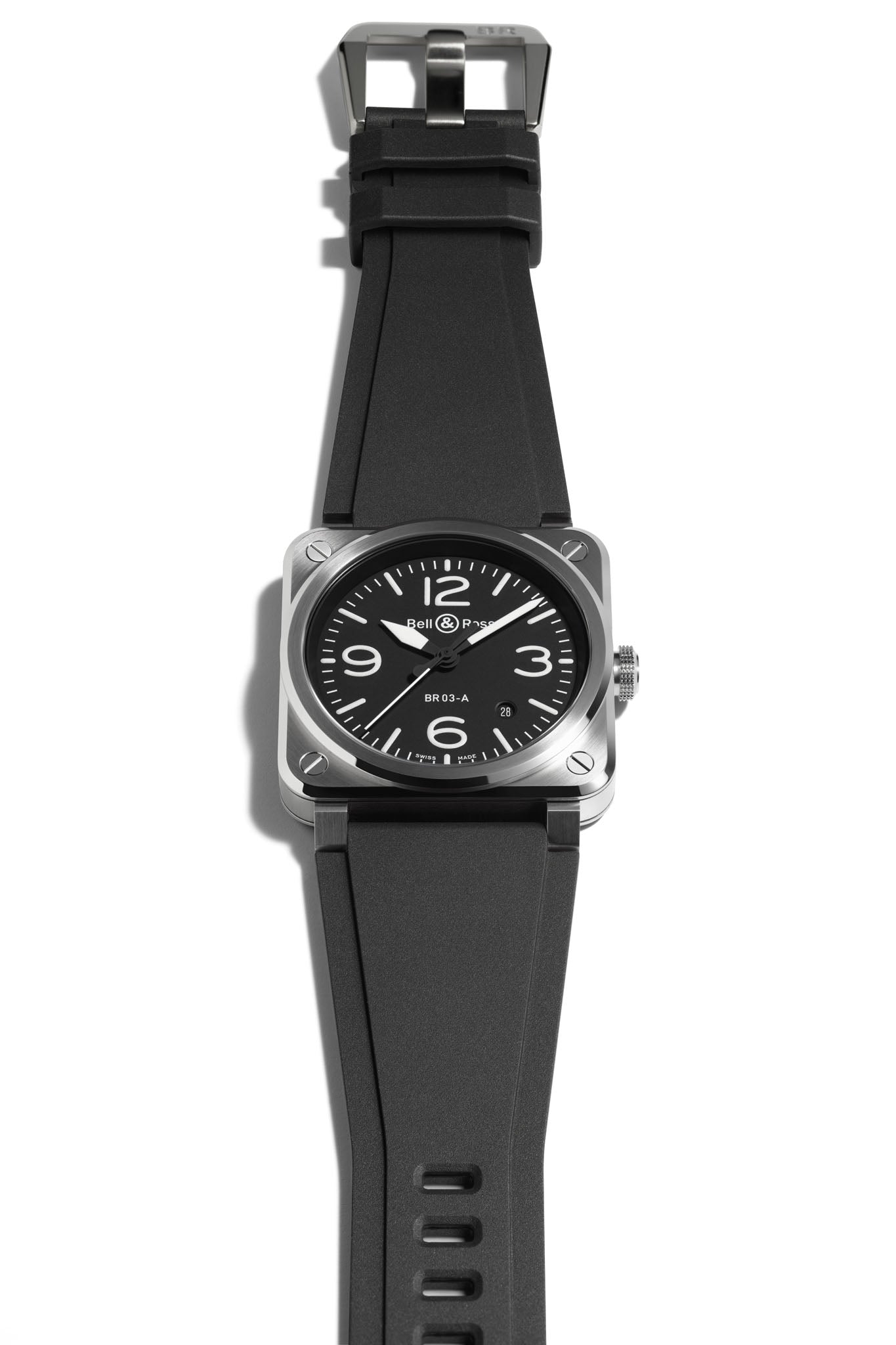 Bell & Ross BR 03-A Black Steel rannekello