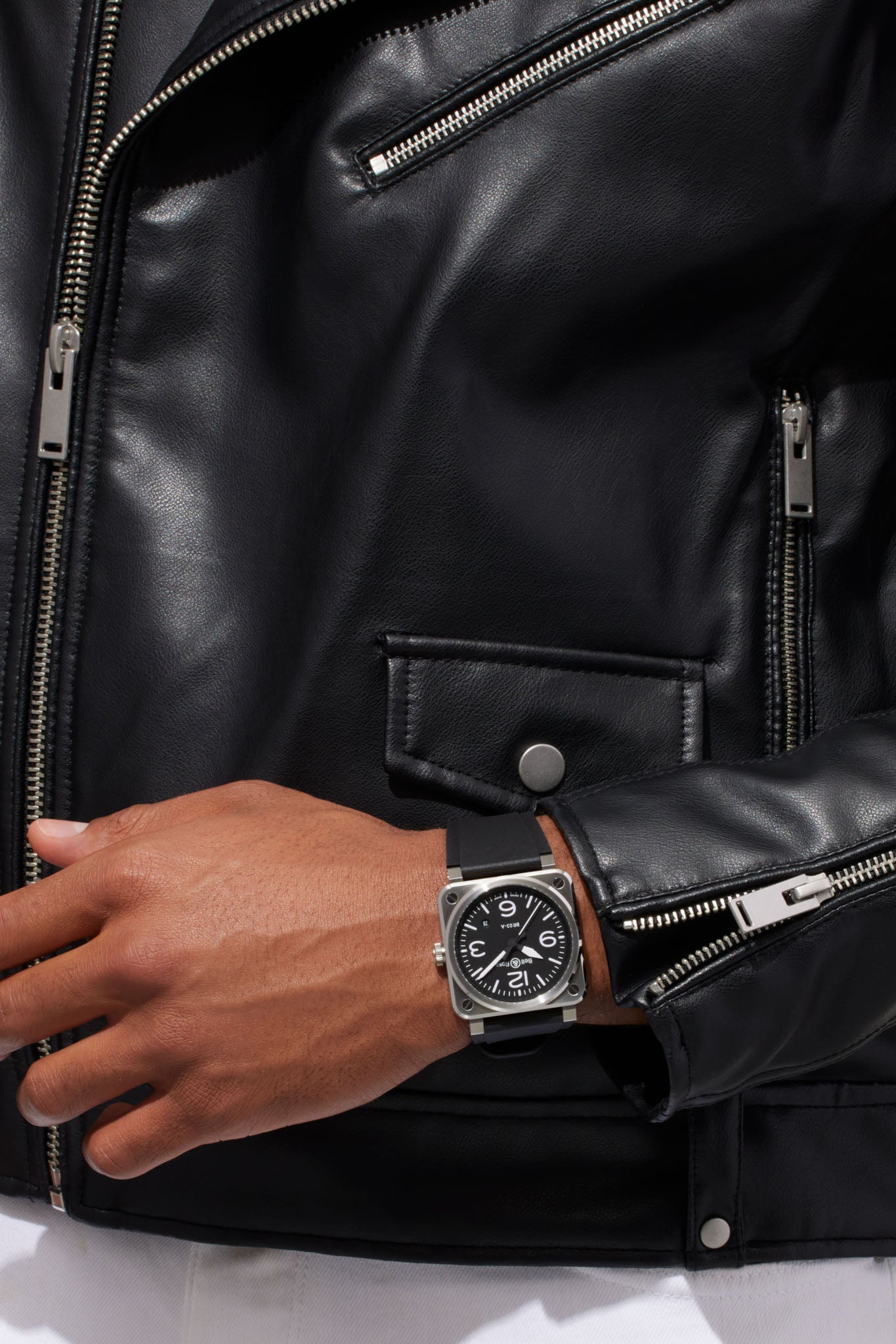 Bell & Ross BR 03-A Black Steel rannekello