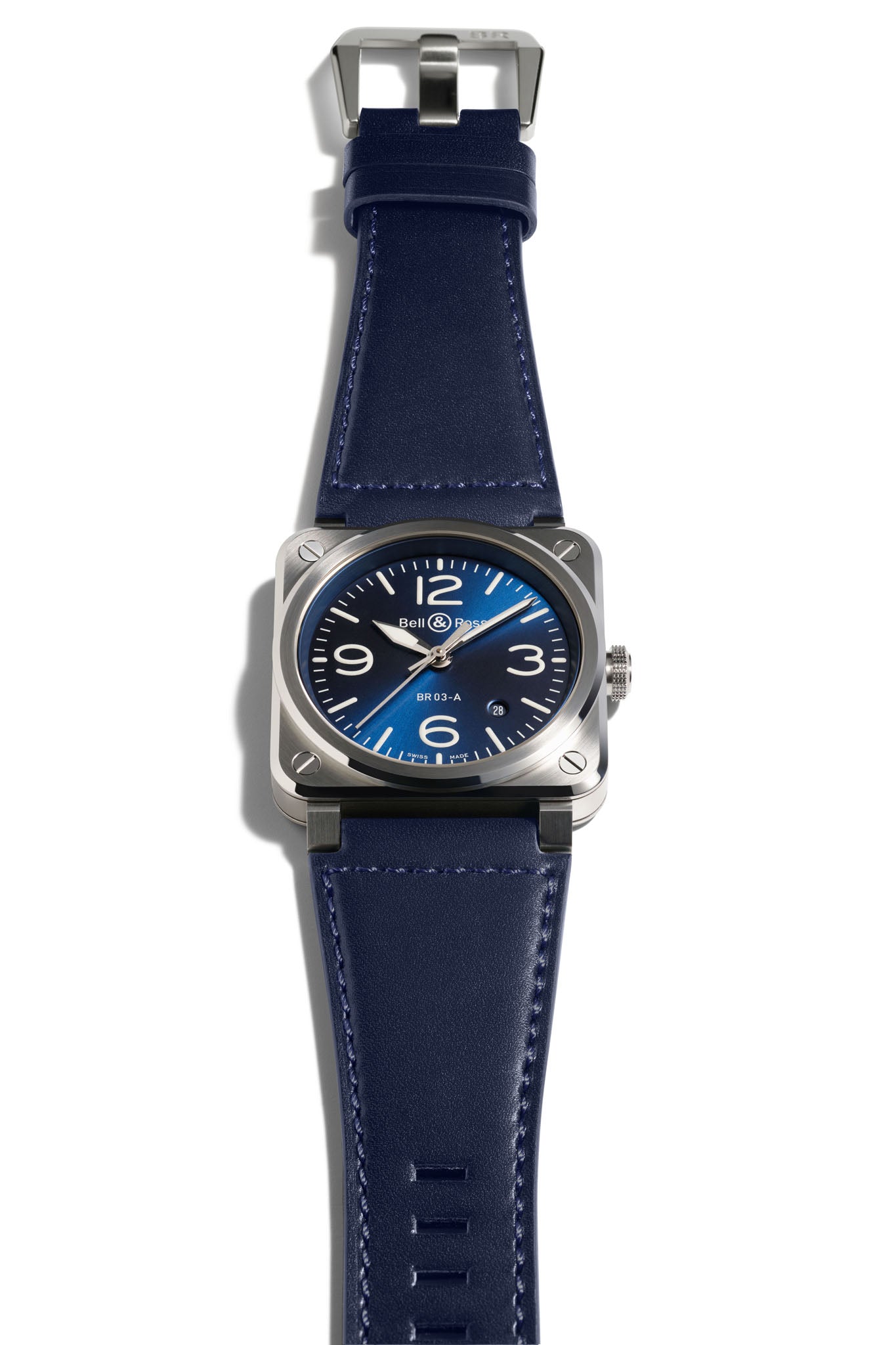 Bell & Ross BR 03-A Blue Steel rannekello