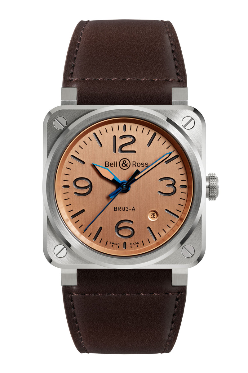 Bell & Ross BR 03-A Copper rannekello BR03A-GB-ST/SCA tuotekuva