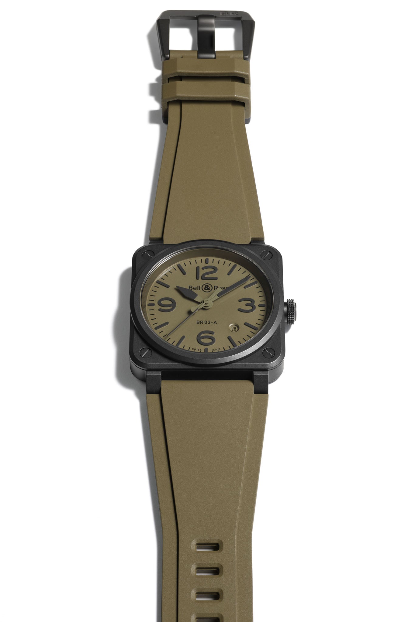 Bell & Ross BR 03-A Military Ceramic rannekello