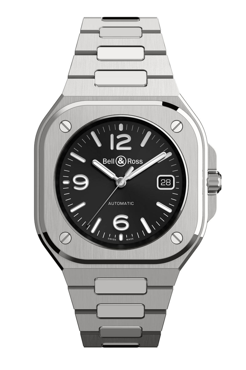 Bell & Ross BR 05 Black Steel rannekello BR05A-BL-ST/SST tuotekuva