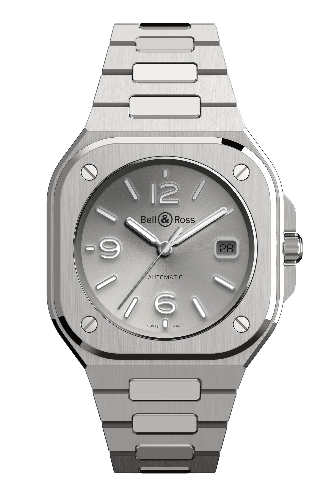 Bell & Ross BR 05 Grey Steel rannekello Default Title