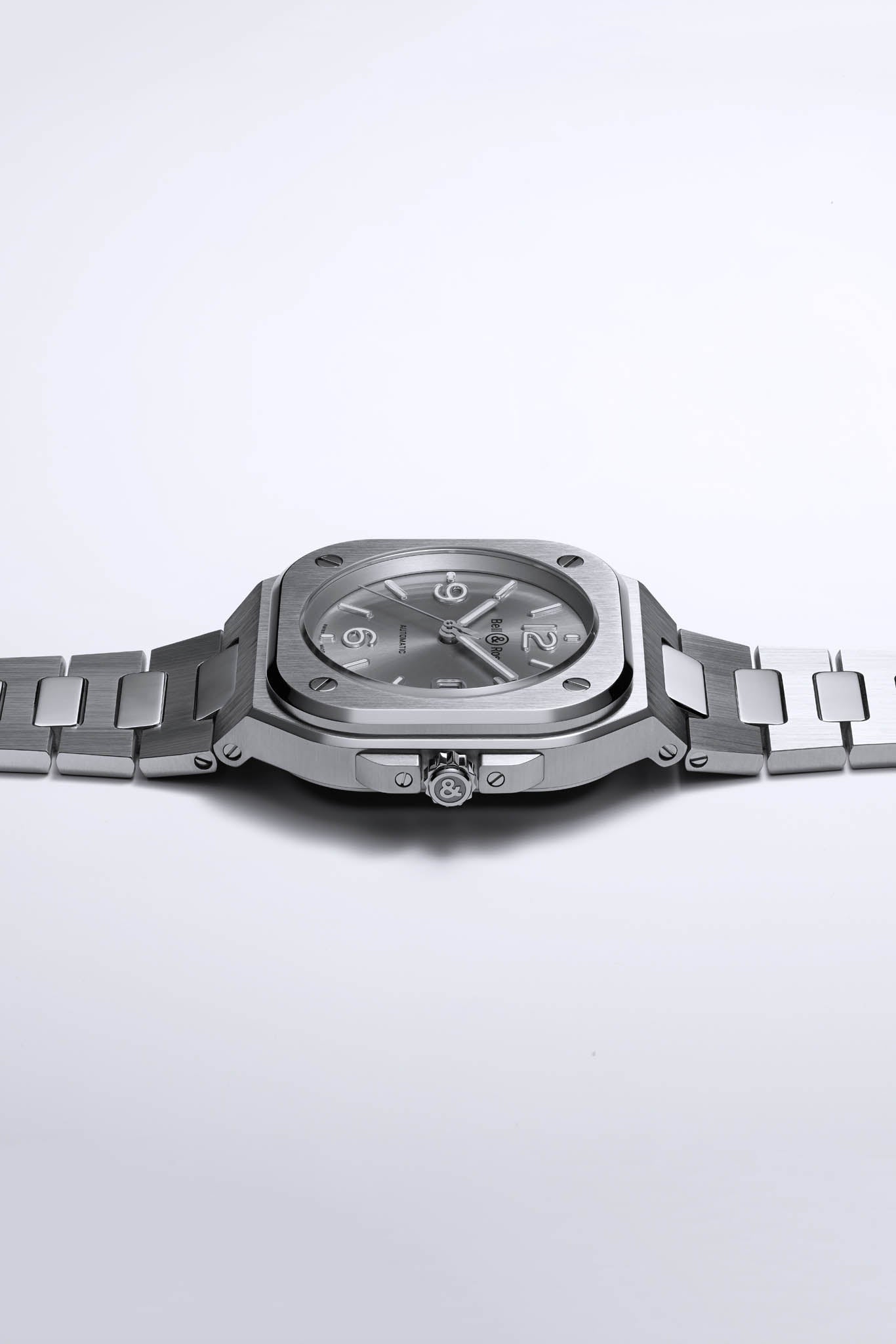Bell & Ross BR 05 Grey Steel rannekello Default Title