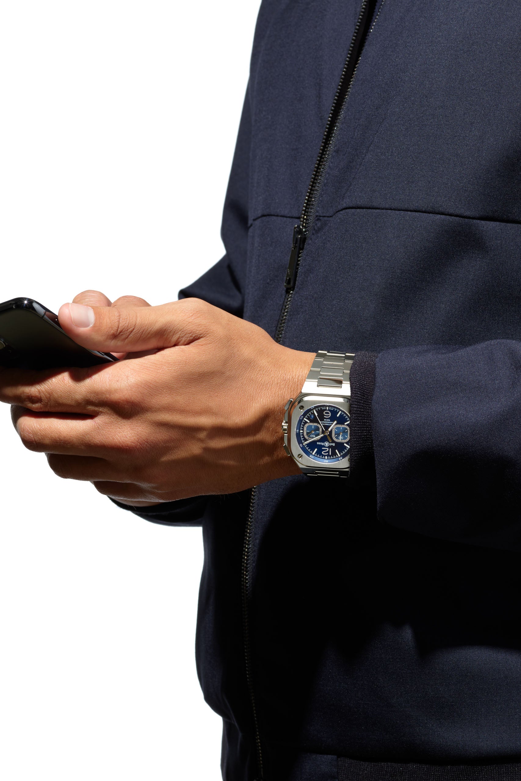 Bell & Ross BR 05 Chrono Blue Steel rannekello Default Title
