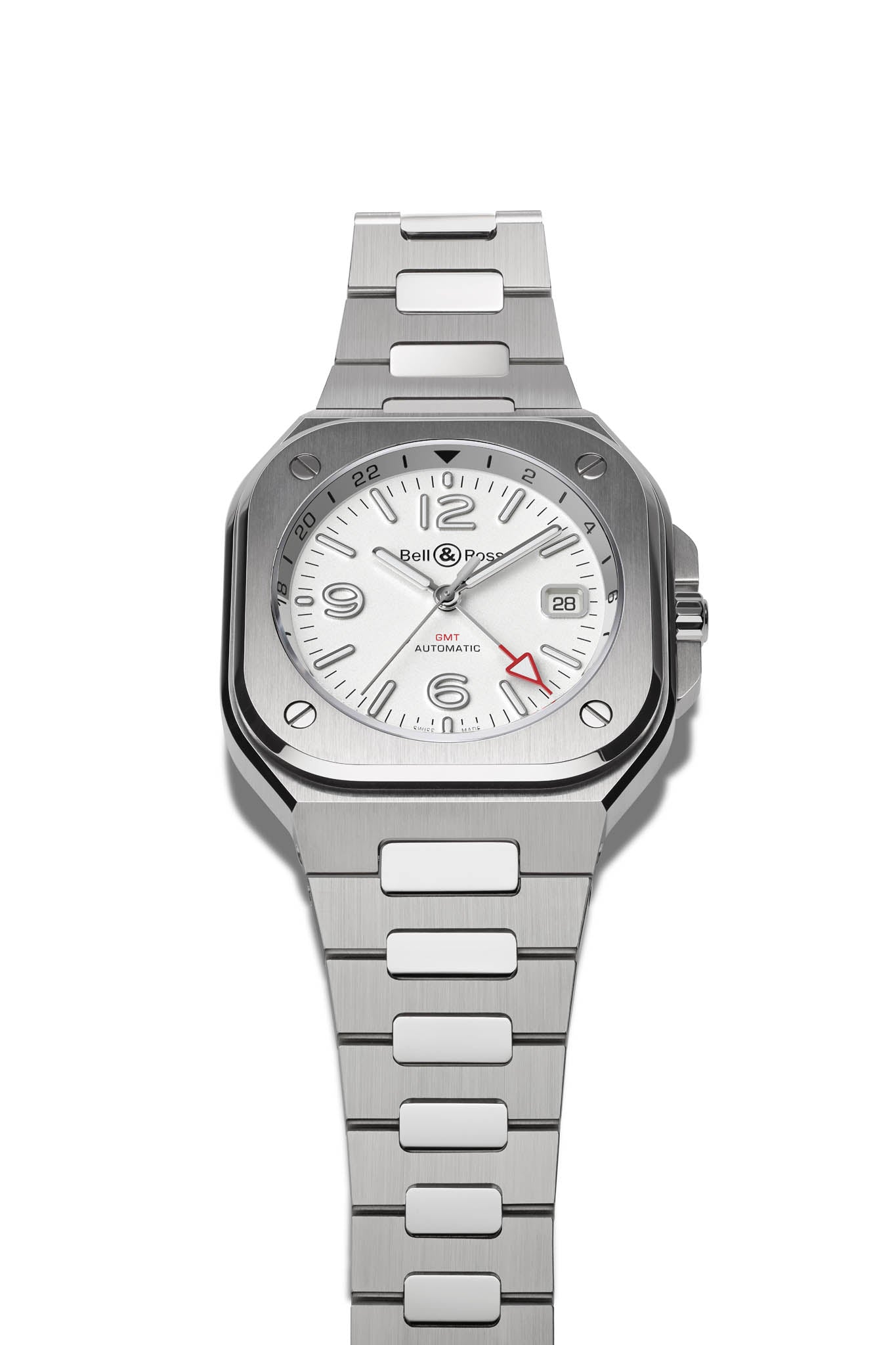 Bell & Ross BR 05 GMT White rannekello Default Title