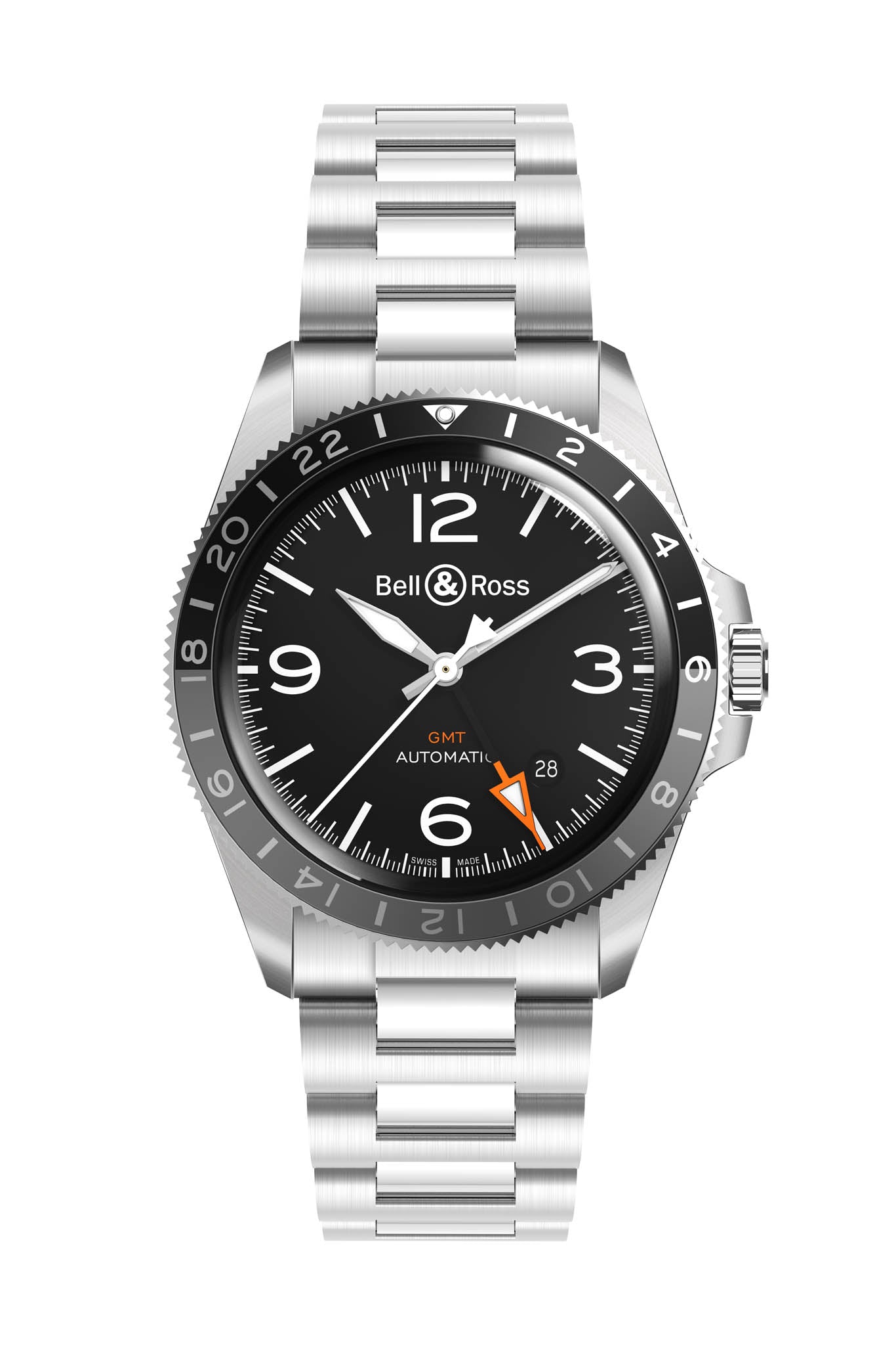 Bell & Ross BR V2-93 GMT rannekello Default Title