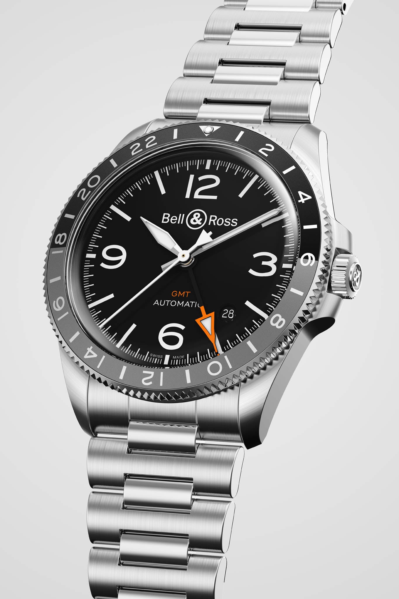 Bell & Ross BR V2-93 GMT rannekello Default Title