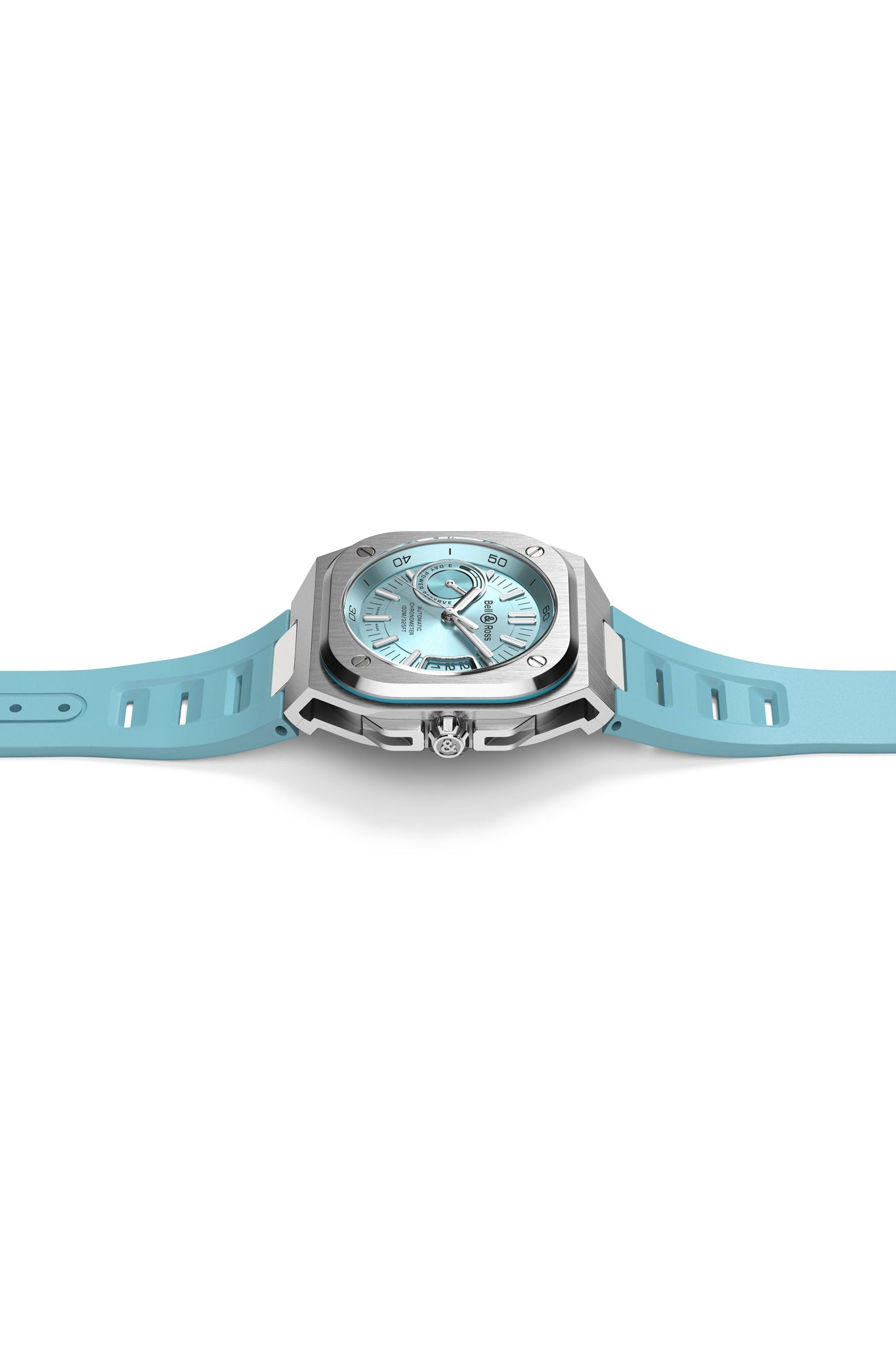 Bell & Ross BR-X5 Ice Blue rubber rannekello Default Title