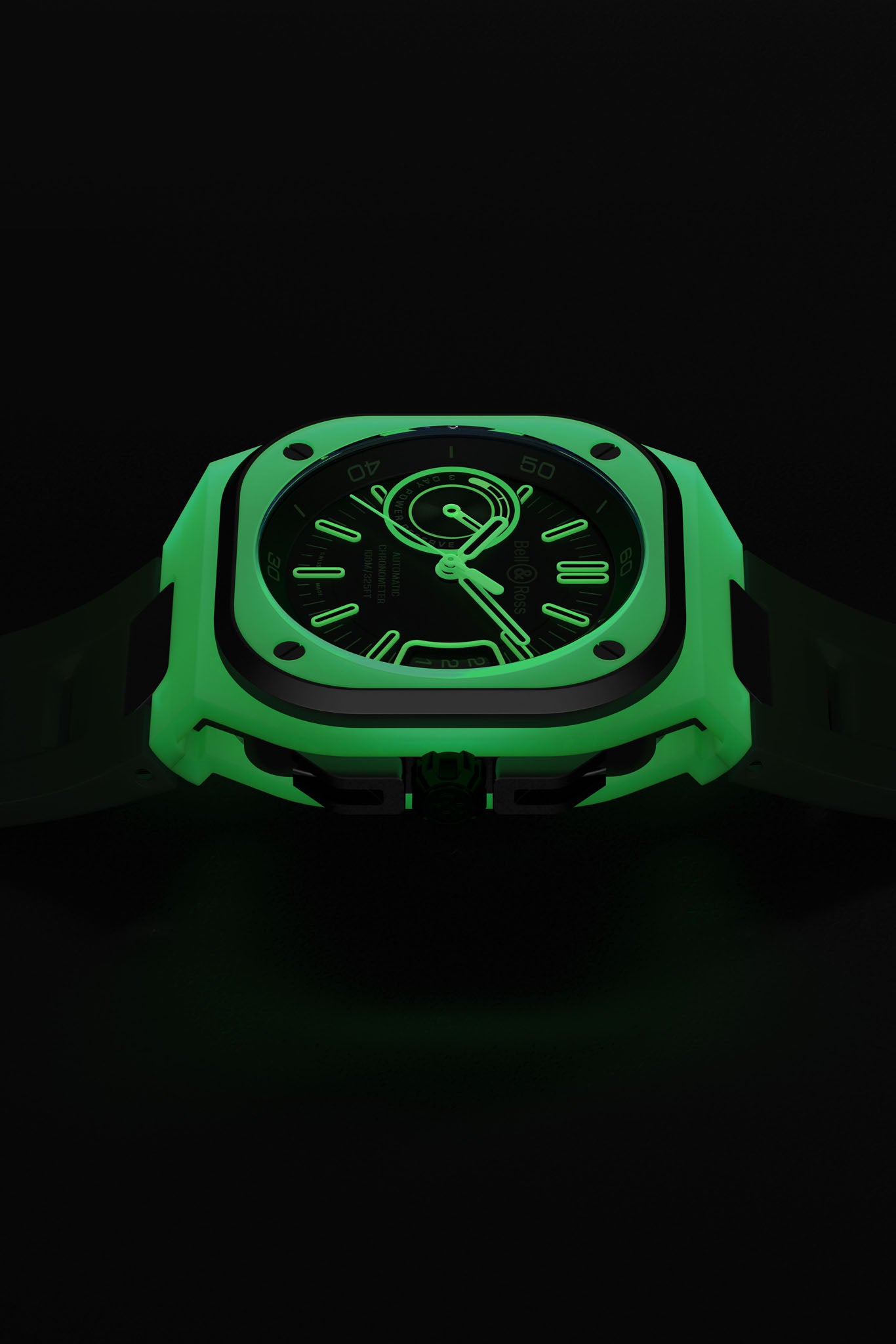Bell & Ross BR-X5 Green Lum Limited Edition rannekello