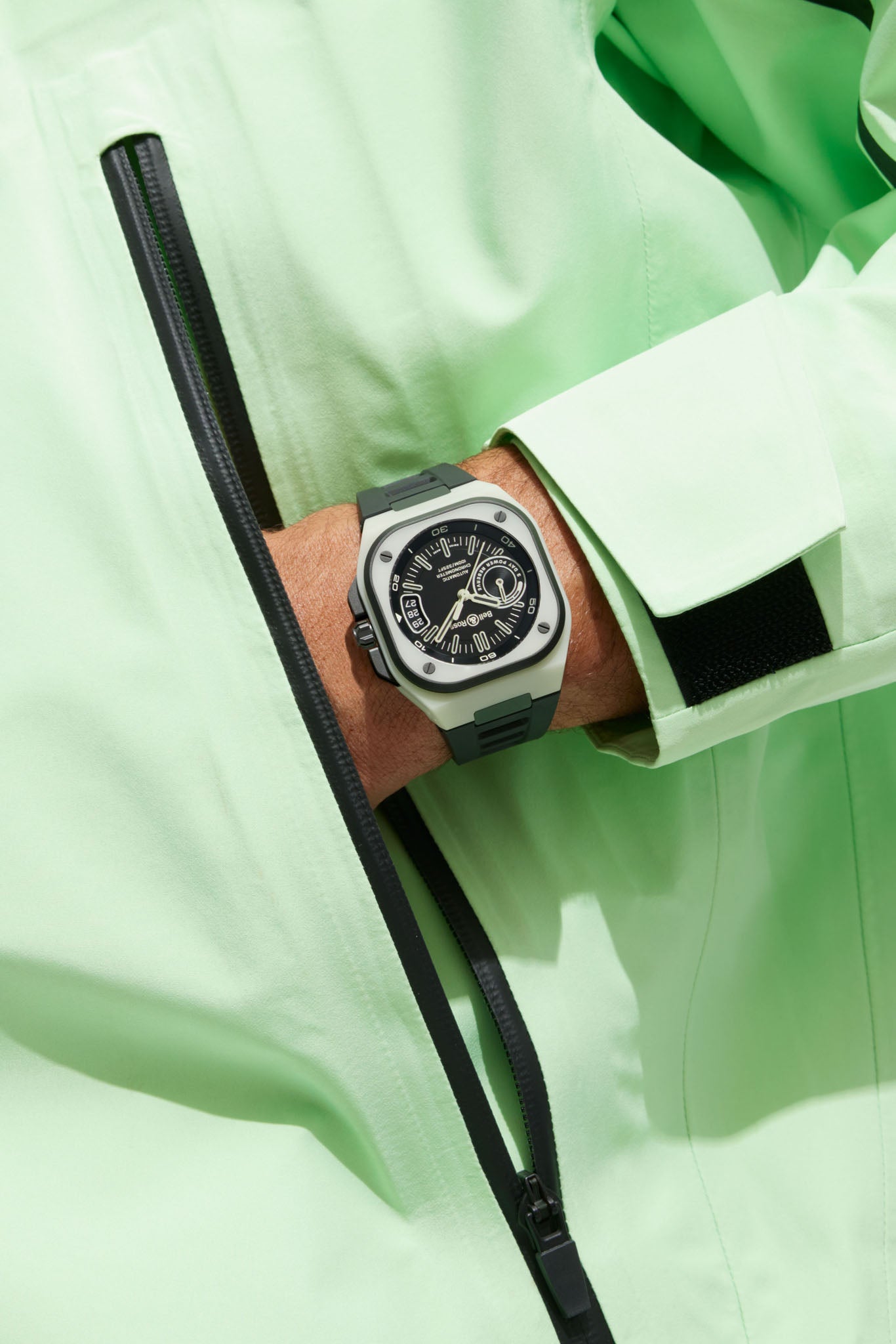 Bell & Ross BR-X5 Green Lum Limited Edition rannekello