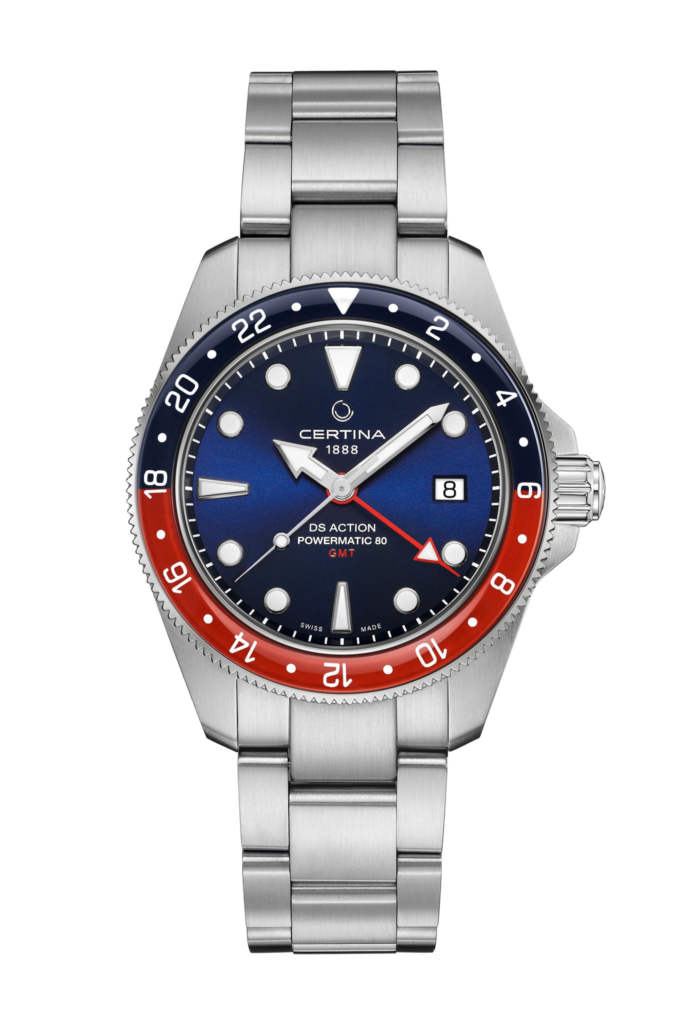 Certina DS Action GMT Powermatic 80 rannekello
