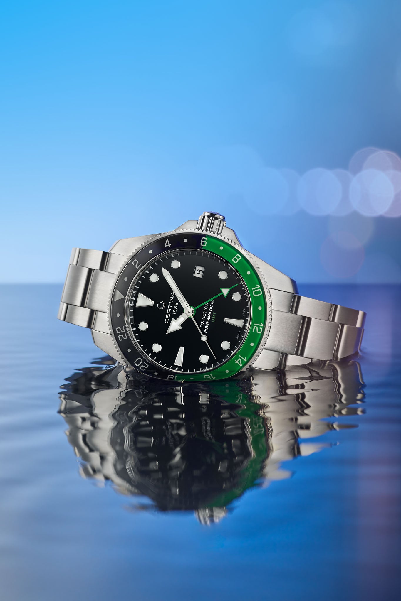 Certina DS Action GMT Powermatic 80 rannekello