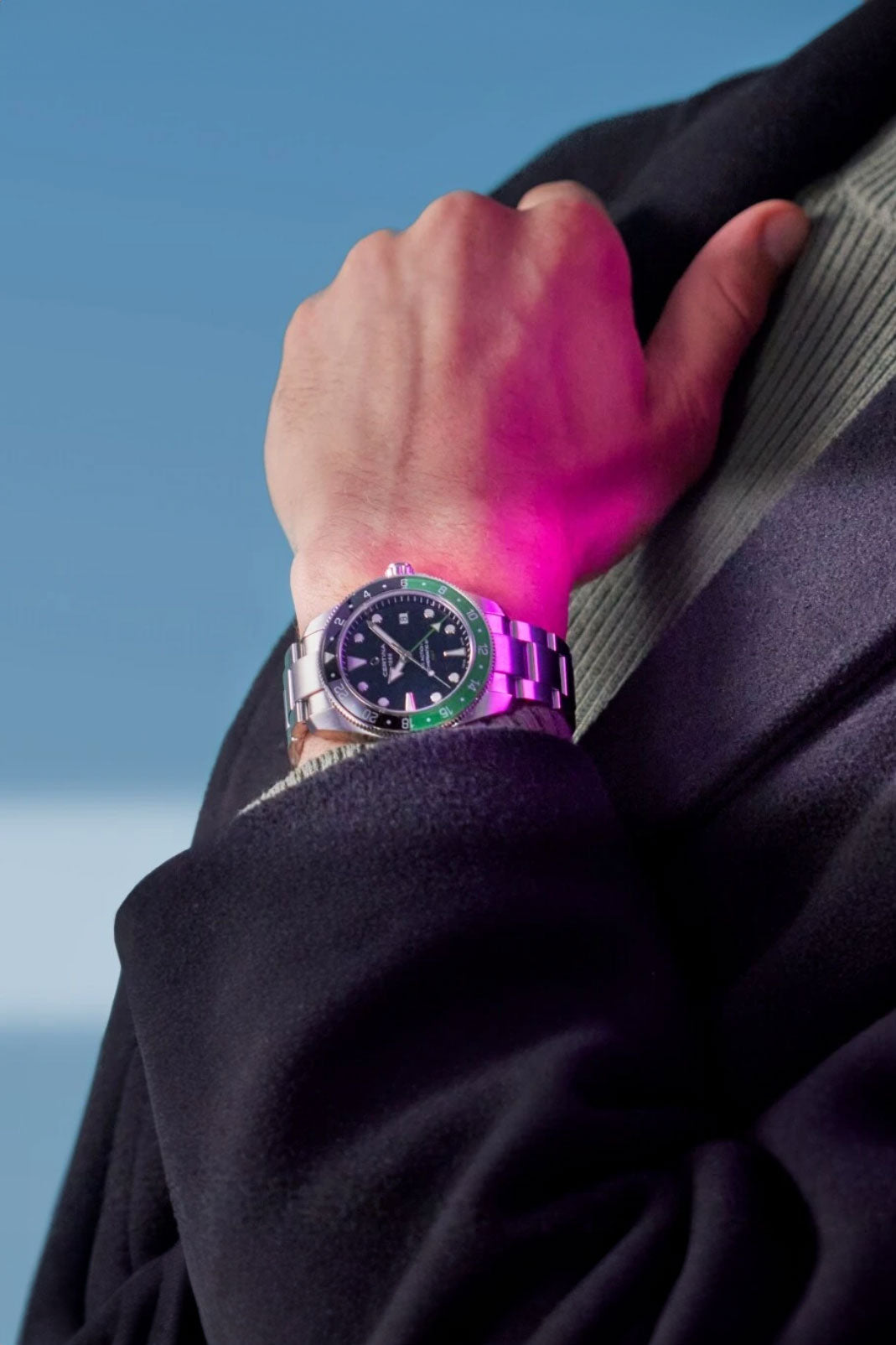 Certina DS Action GMT Powermatic 80 rannekello