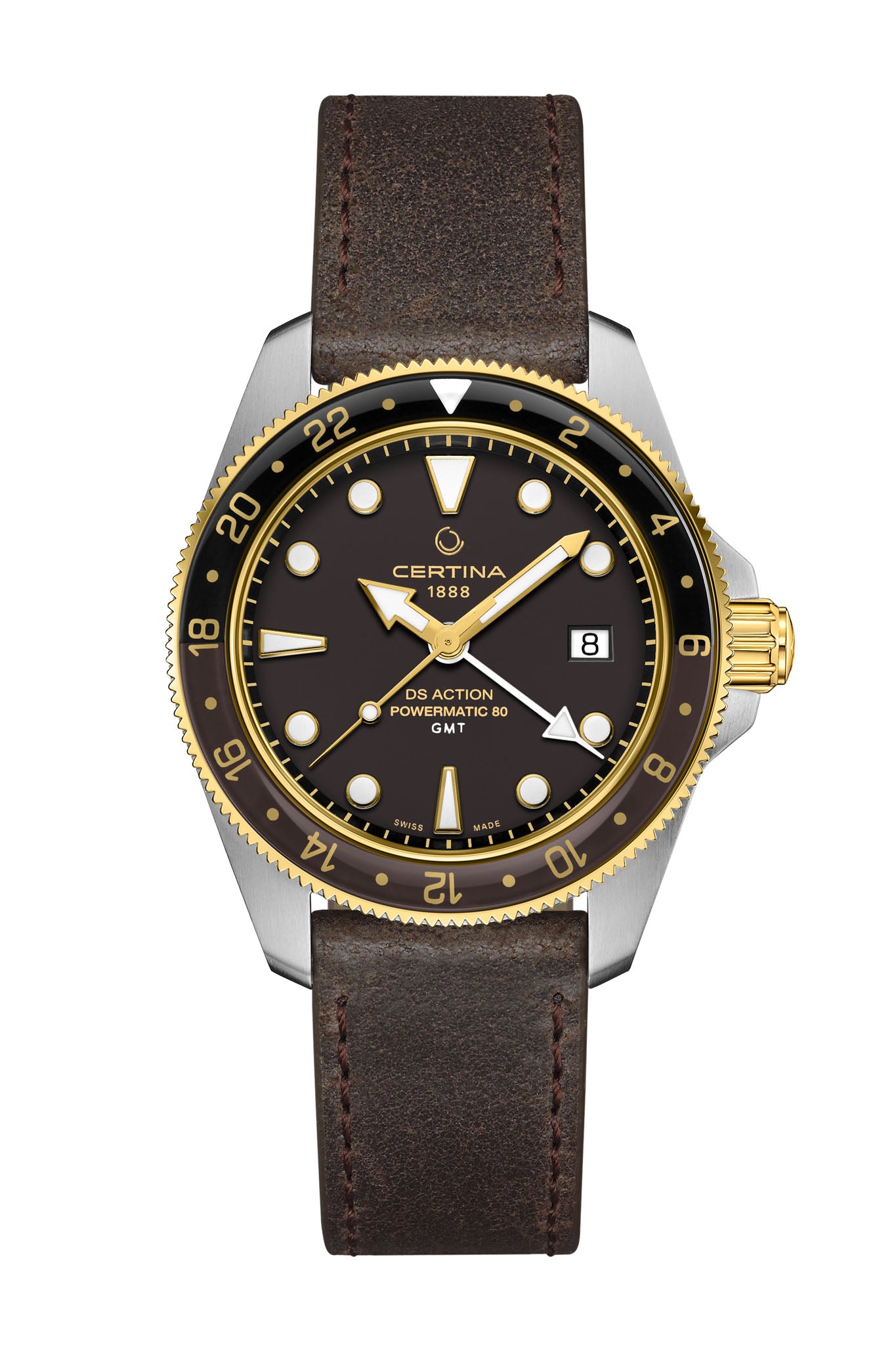 Certina DS Action GMT Powermatic 80 rannekello