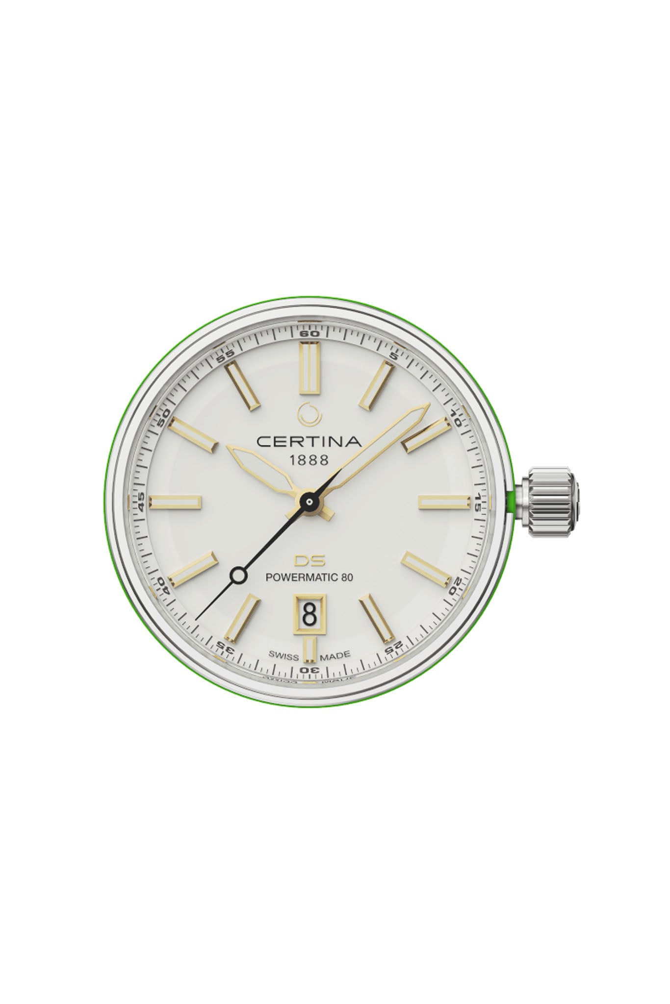 Certina DS+ Watchhead, Steel, sininen kellotaulu Default Title