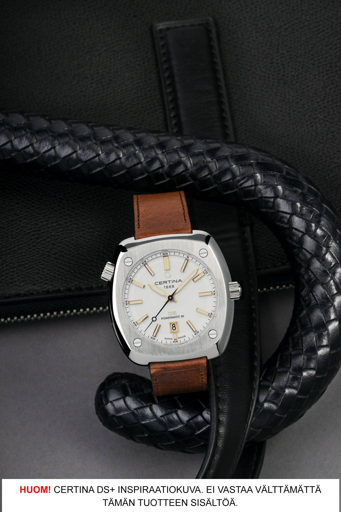 Certina DS+ ruskea nahkaranneke Default Title