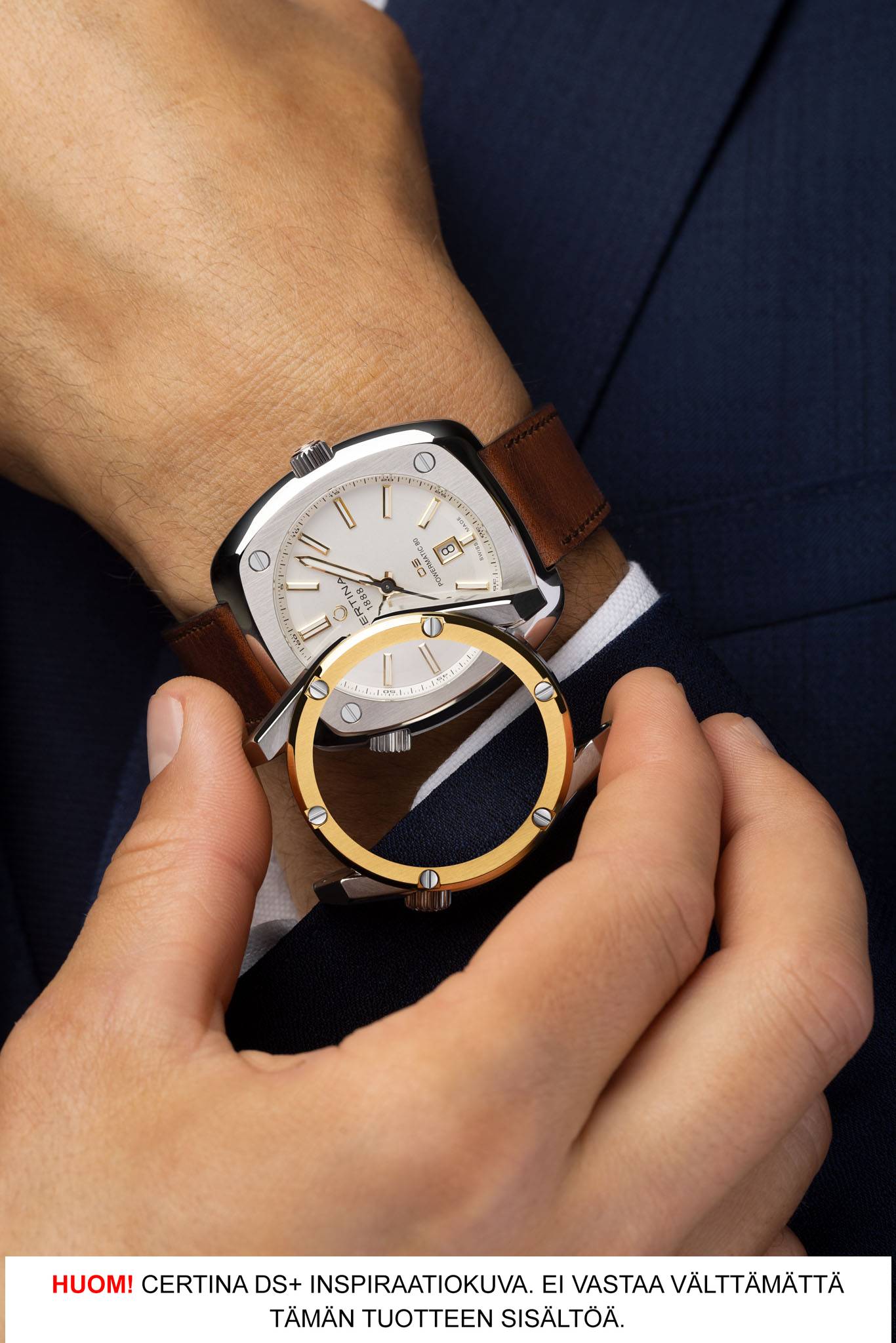 Certina DS+ Cap Bico Steel Sport teräskuori Default Title