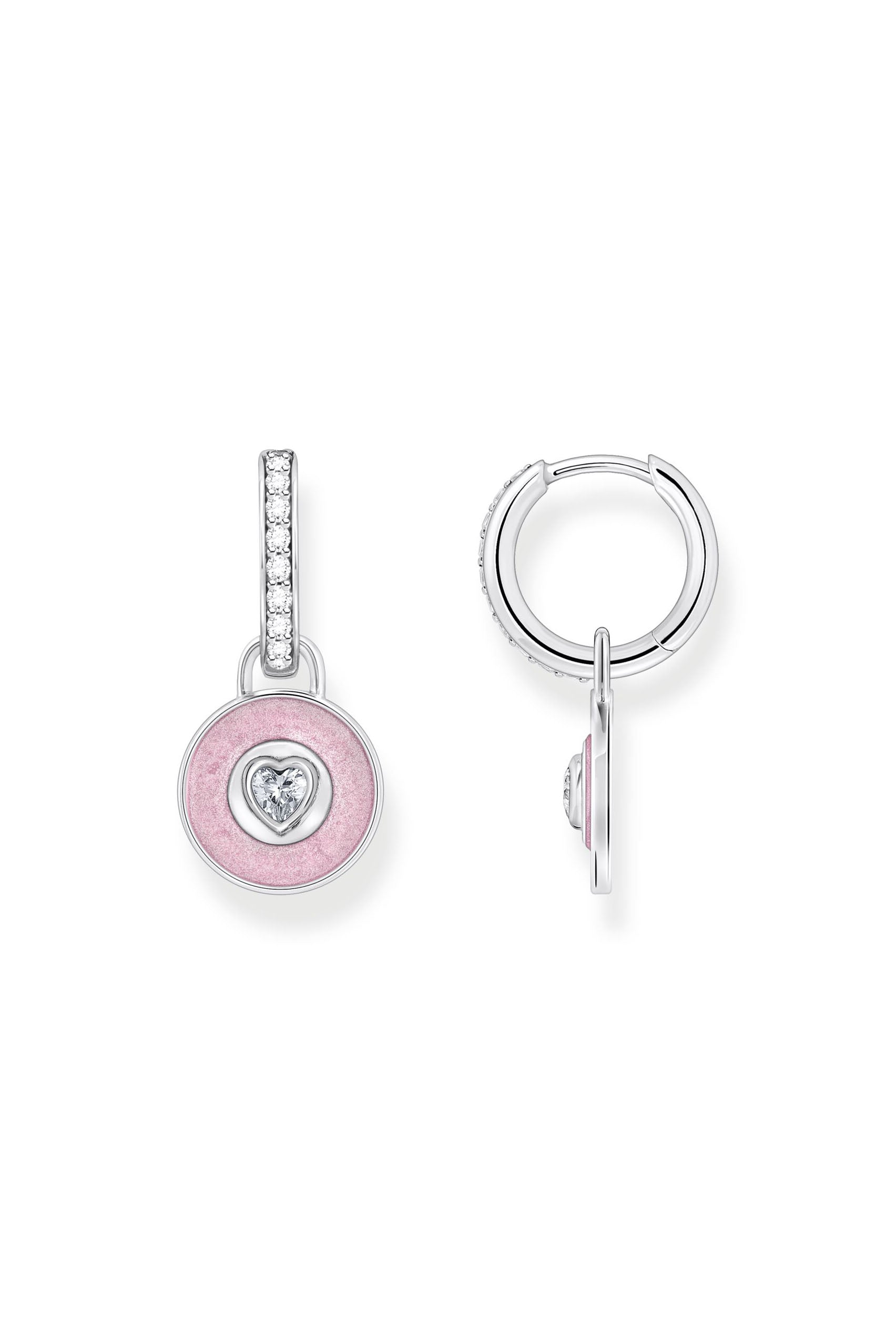 Thomas Sabo Love pinkki hopeiset korvakorut