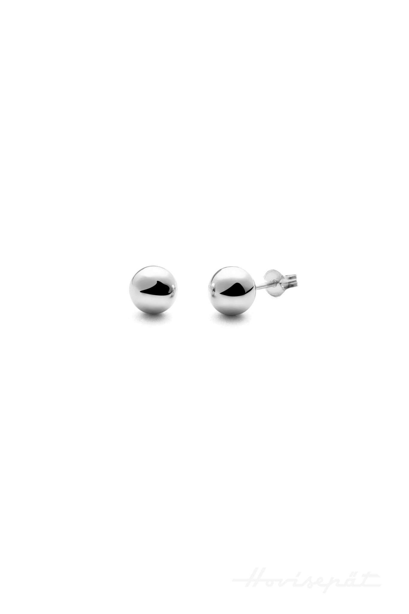 Hopeiset pallokorvakorut 3,00mm