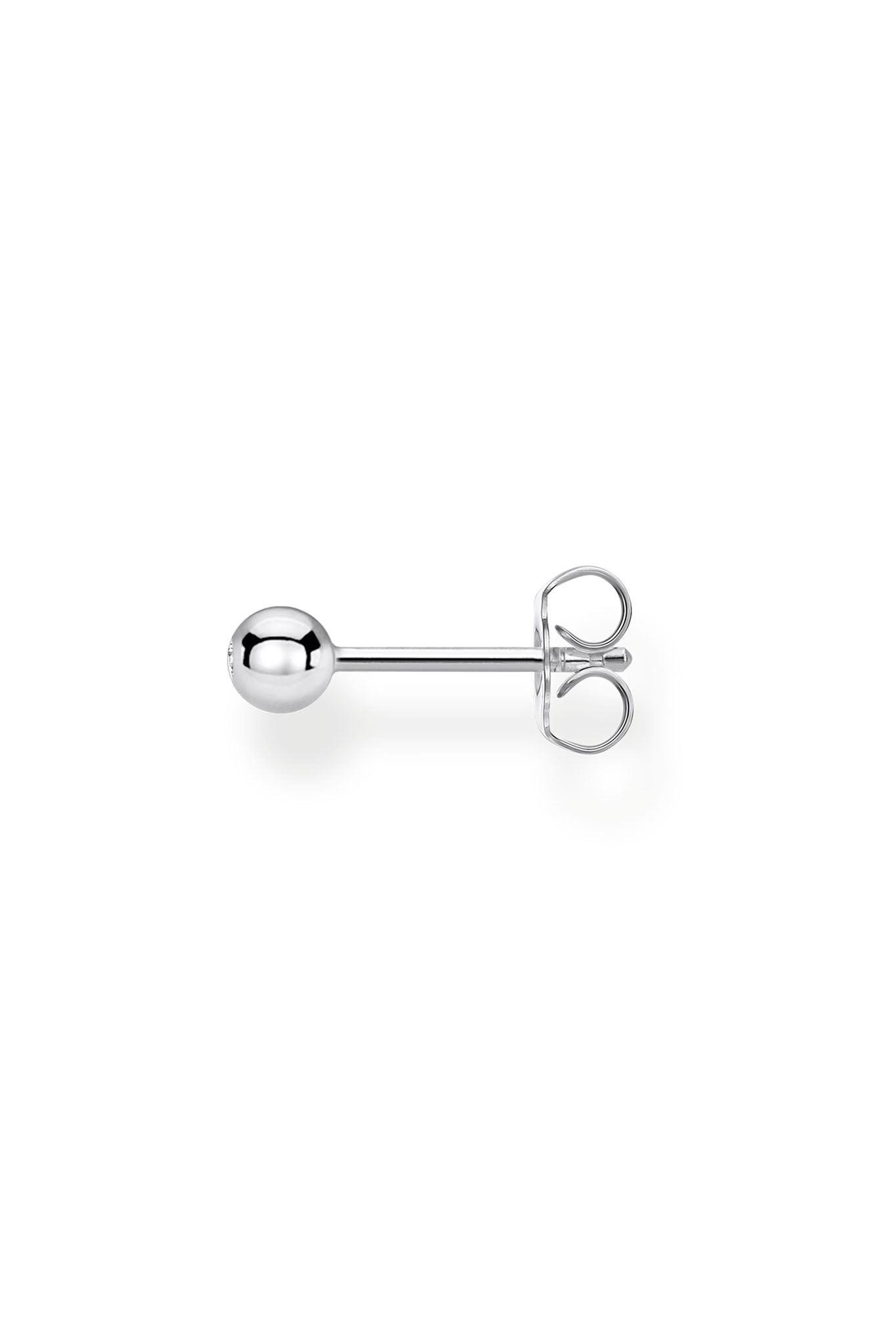 Thomas Sabo Zirkonia hopeinen nappikorvakoru (1kpl) Default Title