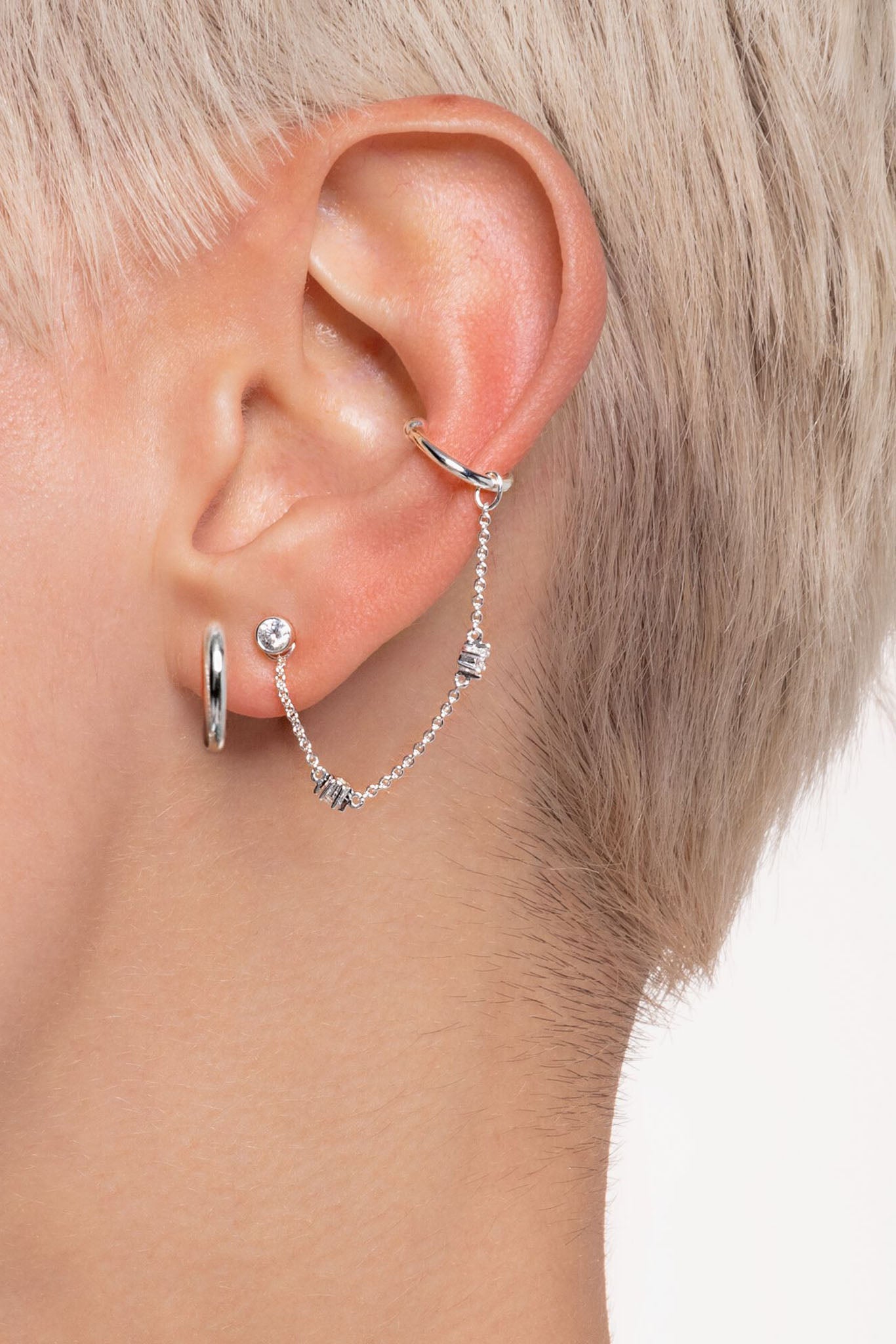 Thomas Sabo Zirkonia pyöreä nappikorvakoru (1kpl) Default Title