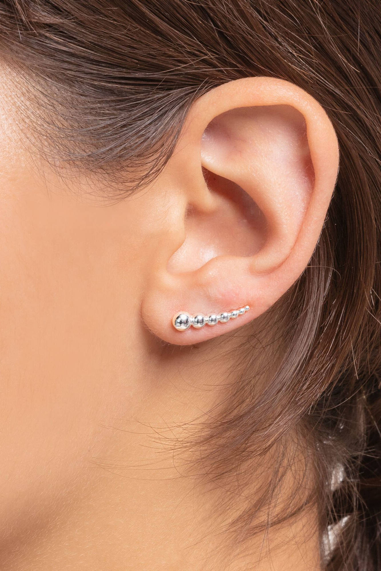 Thomas Sabo Climber dots hopeiset korvakorut