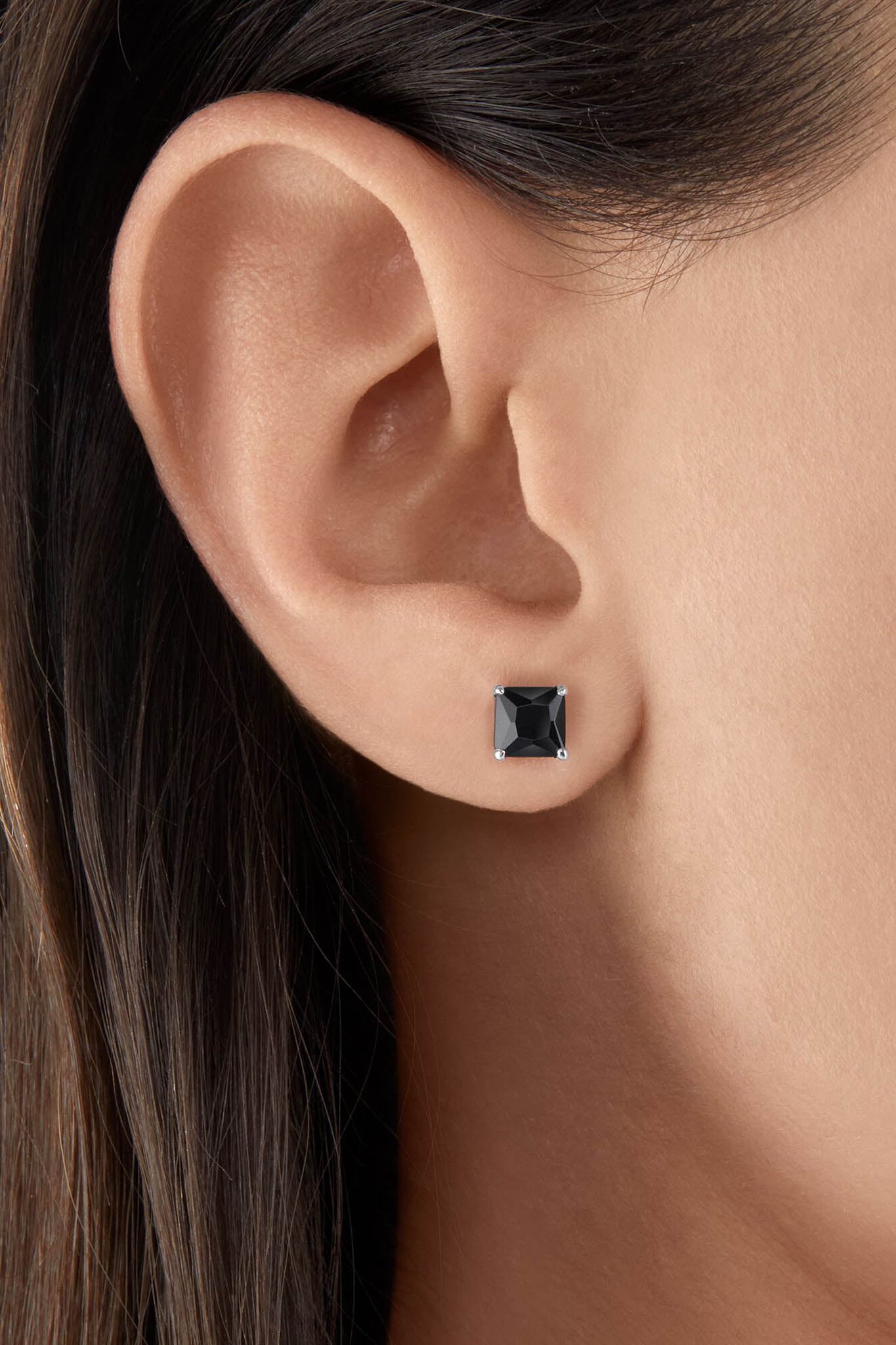 Thomas Sabo Black stone hopeiset korvakorut Default Title